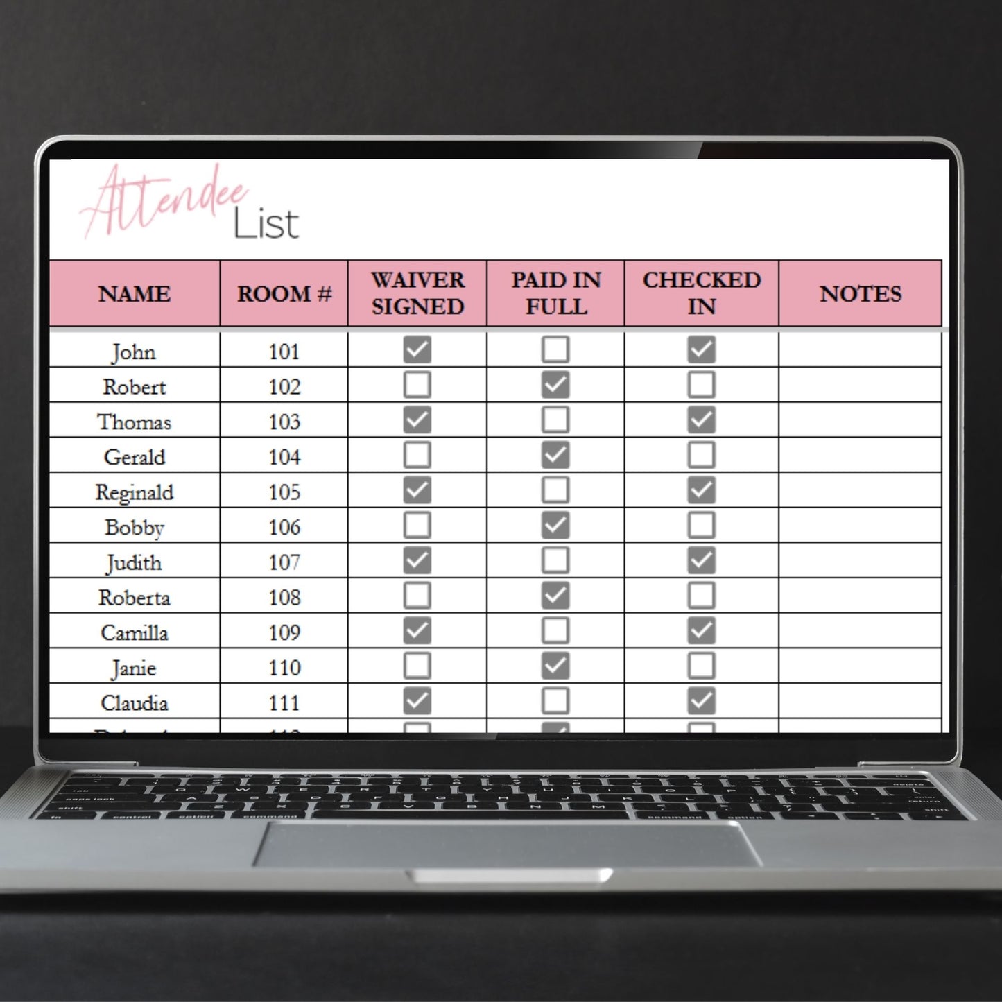 Retreat Planner | Conference, Workshop, Seminar, Convention Planner | Itinerary, Event Budget, Expense Tracker, Meal Planner, Registration Tracker, Attendee List | Google Sheets Excel Template