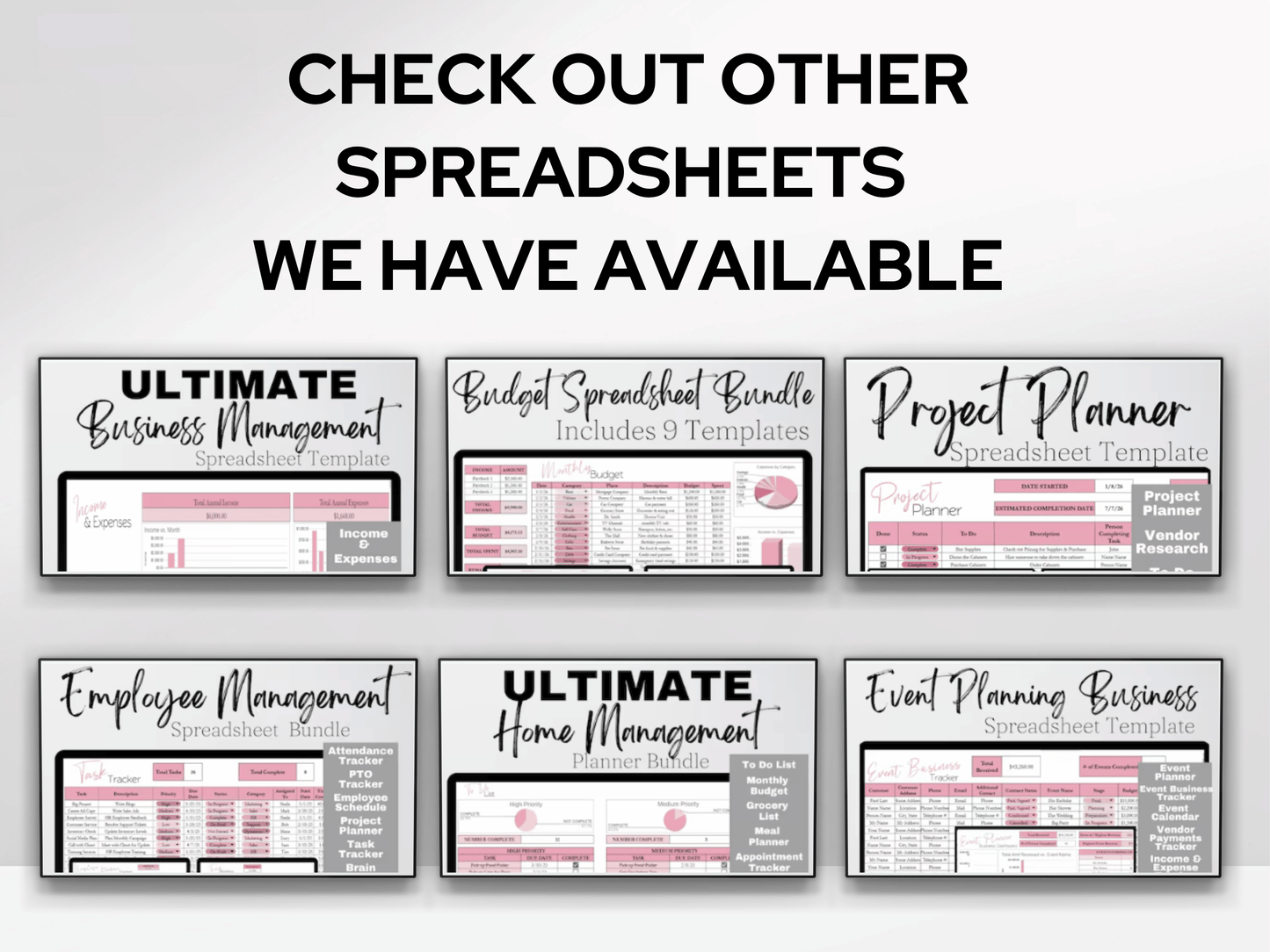 Ultimate Life Planner Template Google Sheets and Excel Spreadsheet