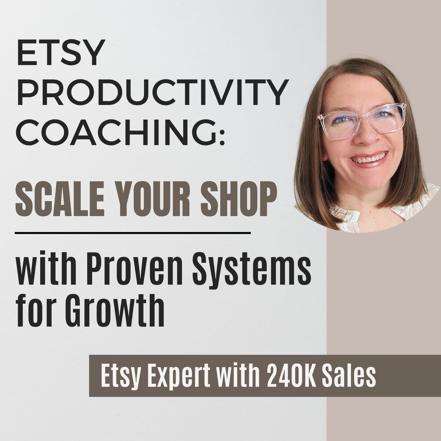 Etsy Shop Coaching & Productivity System | Organize Listings, Improve Workflow, Scale Your Shop Without Burnout