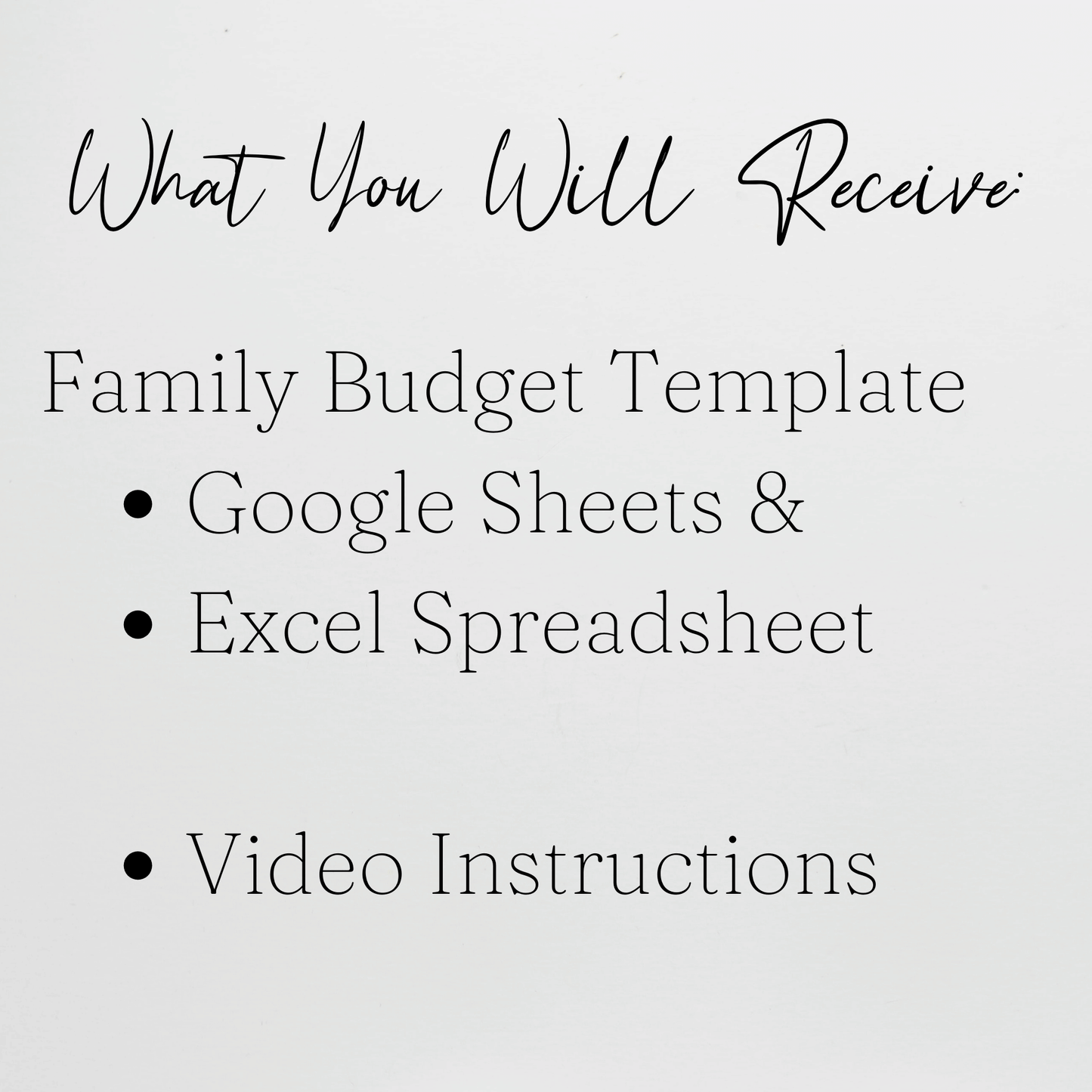 Family Budget Template Google Sheets and Excel Spreadsheet