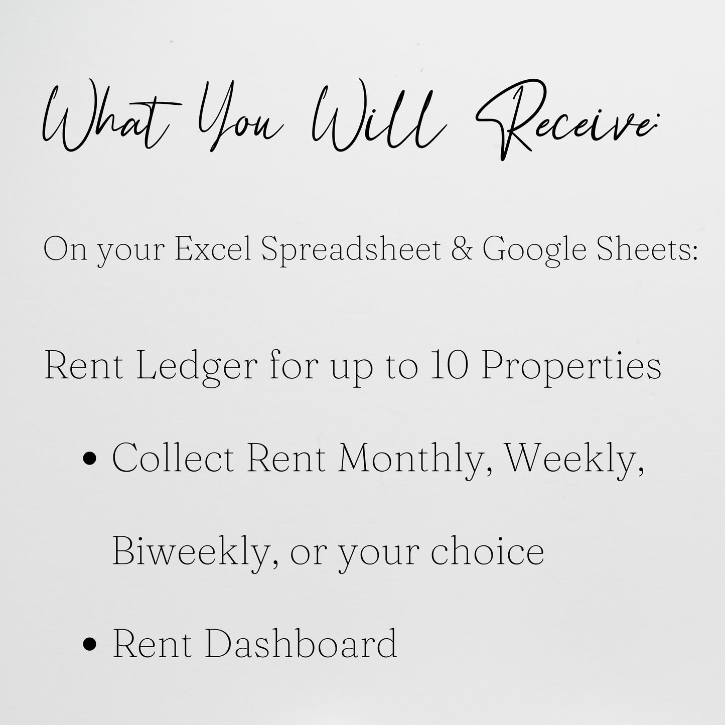 Rent Ledger Template Google Sheets and Excel Spreadsheet