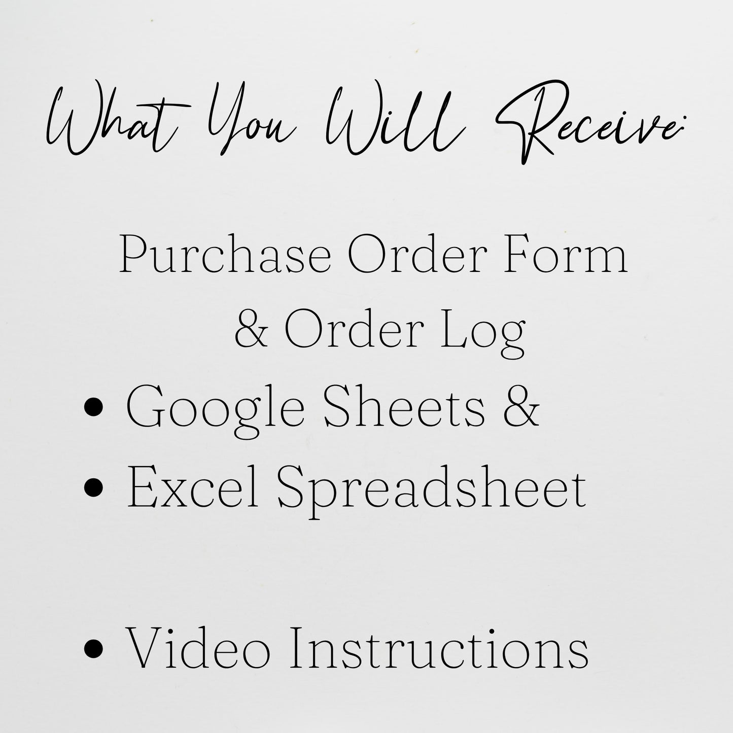 Purchase Order Form Template Google Sheets and Excel Spreadsheet