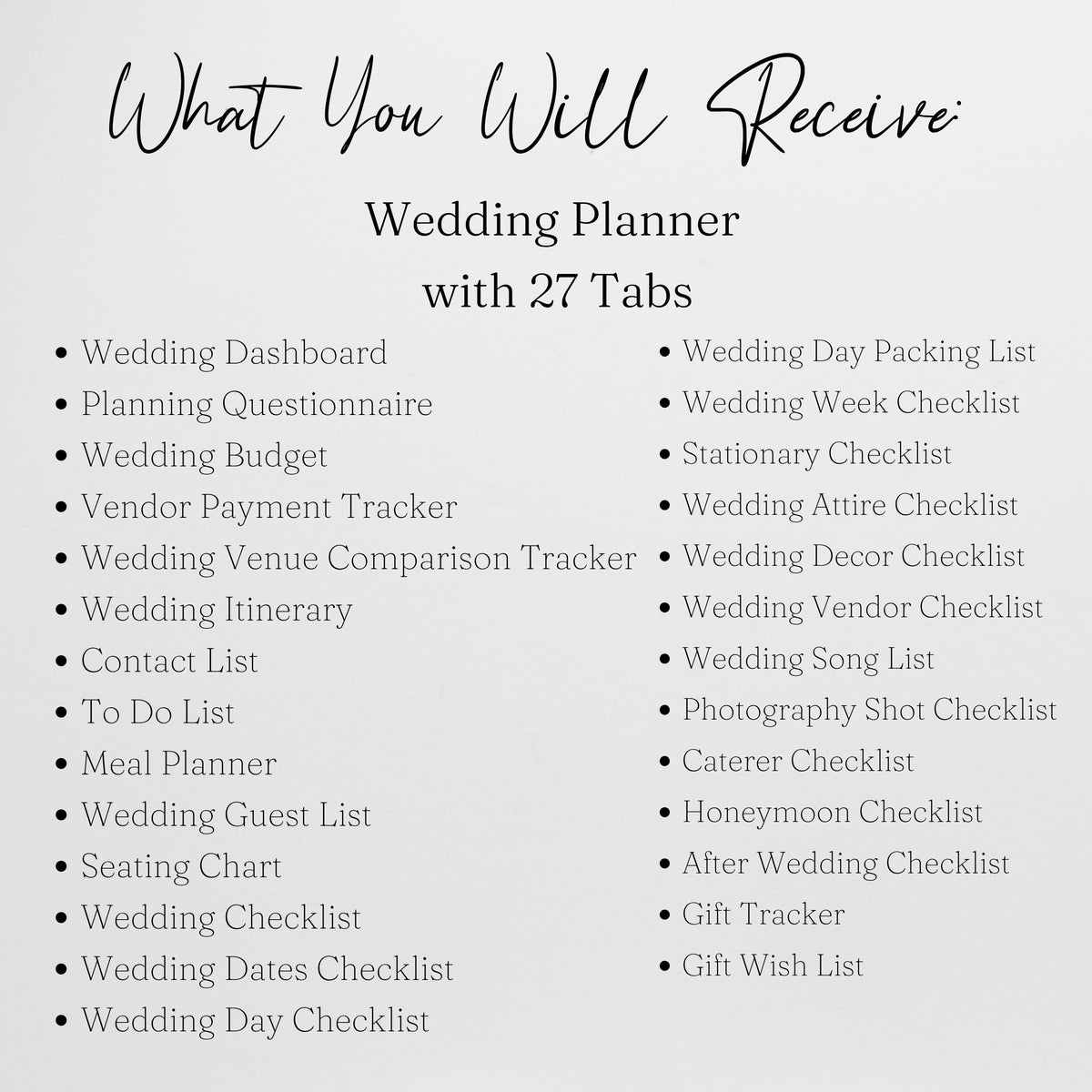 Wedding Planner Spreadsheet Template Google Sheets and Excel | Digital Wedding Organizer Brides & Wedding Coordinators
