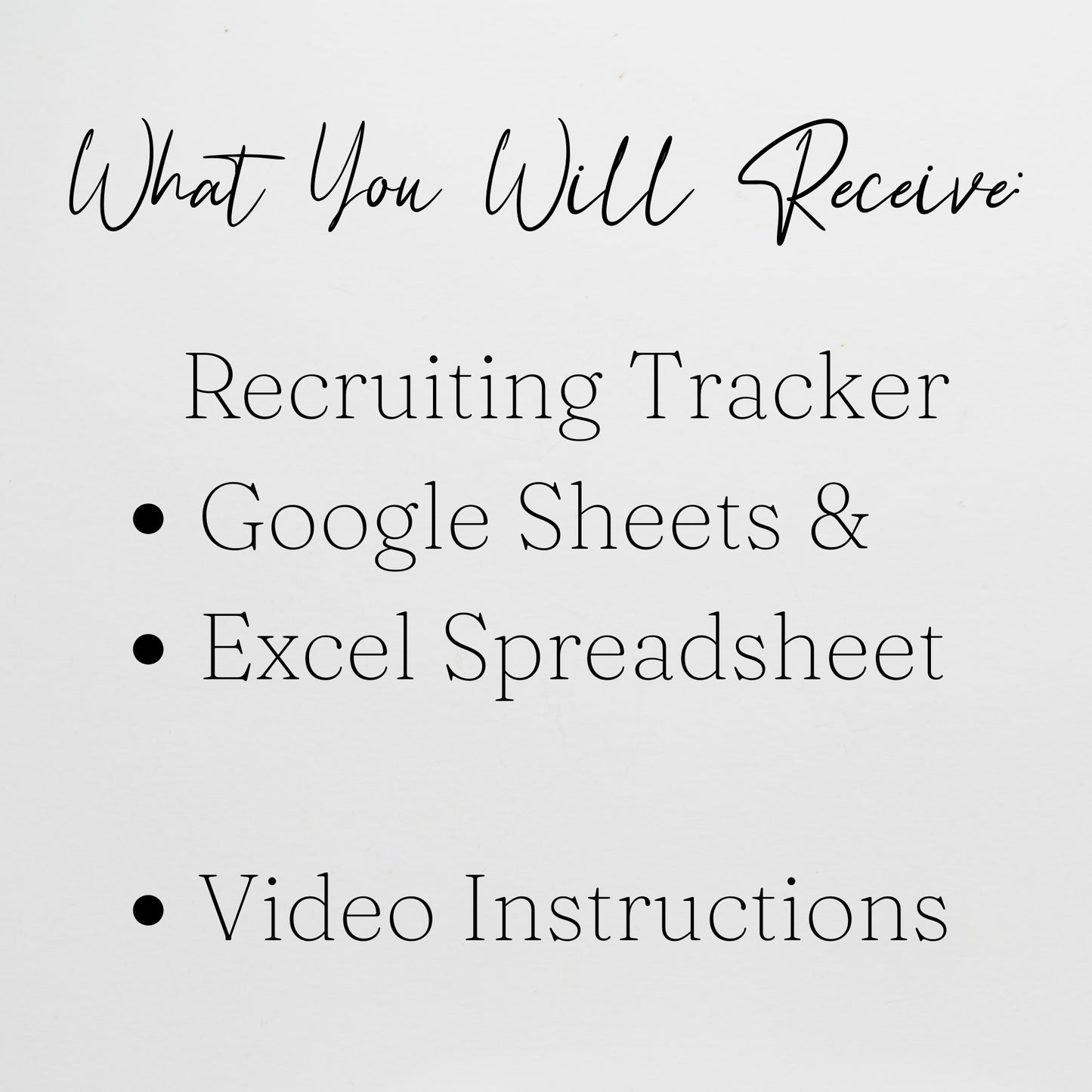 Recruiting Tracker Template Google Sheets and Excel Spreadsheet