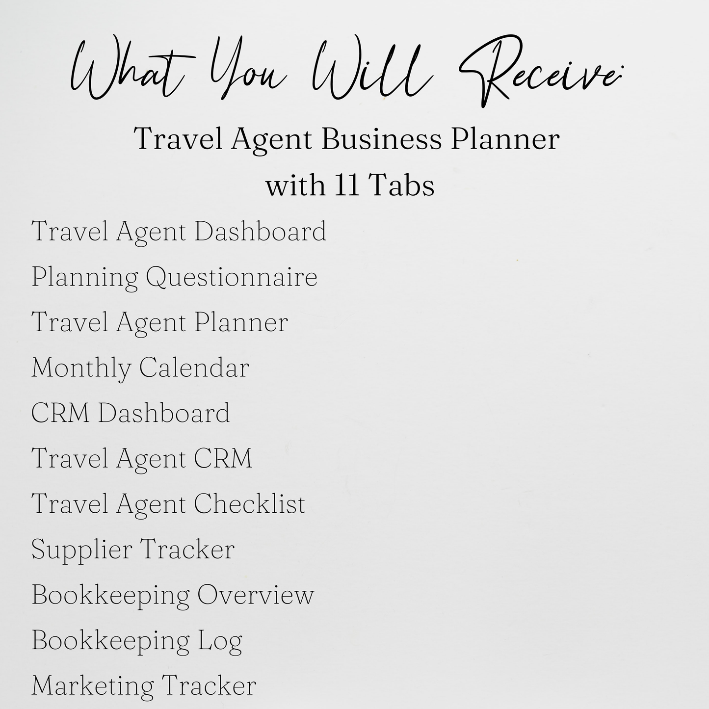 Travel Agent Planner Template Bundle Google Sheet and Excel Spreadsheet