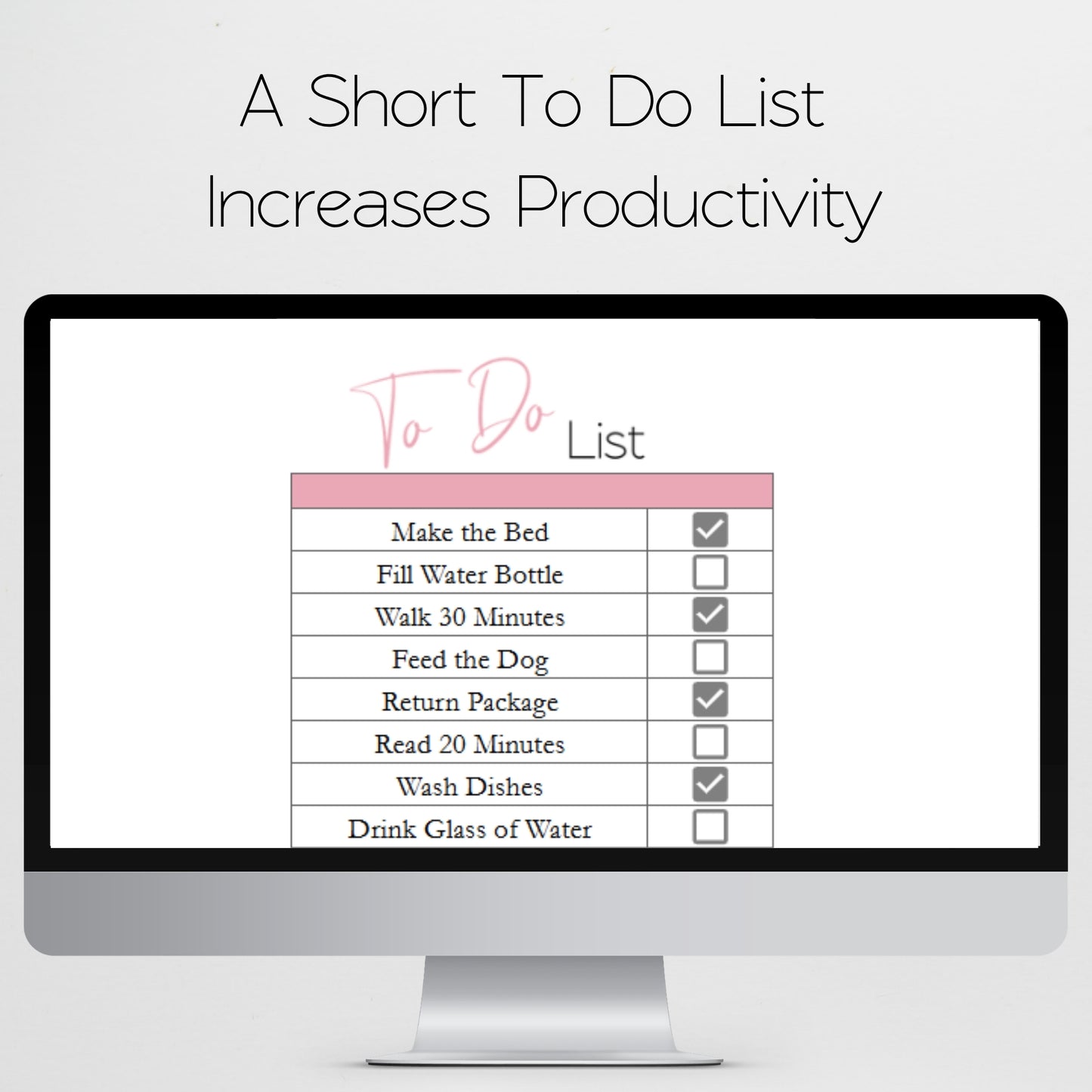 Simple To Do List Spreadsheet Template | Brain Dump & Task Tracker - Simplify for Increased Productivity, Google Sheets & Excel Template