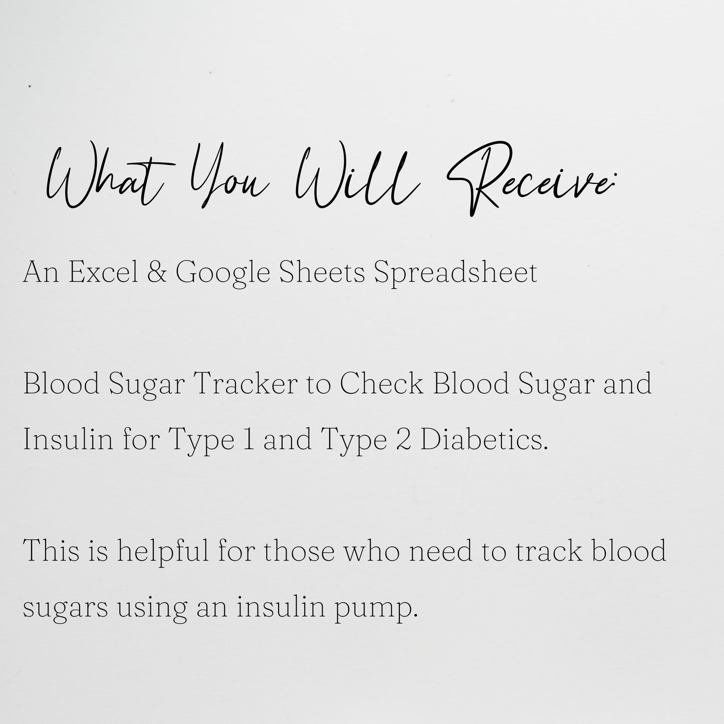 Blood Sugar Tracker Google Sheet