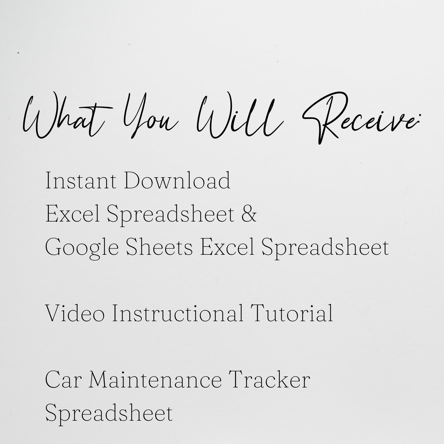 Car Maintenance Tracker Template Google Sheets Excel Spreadsheet
