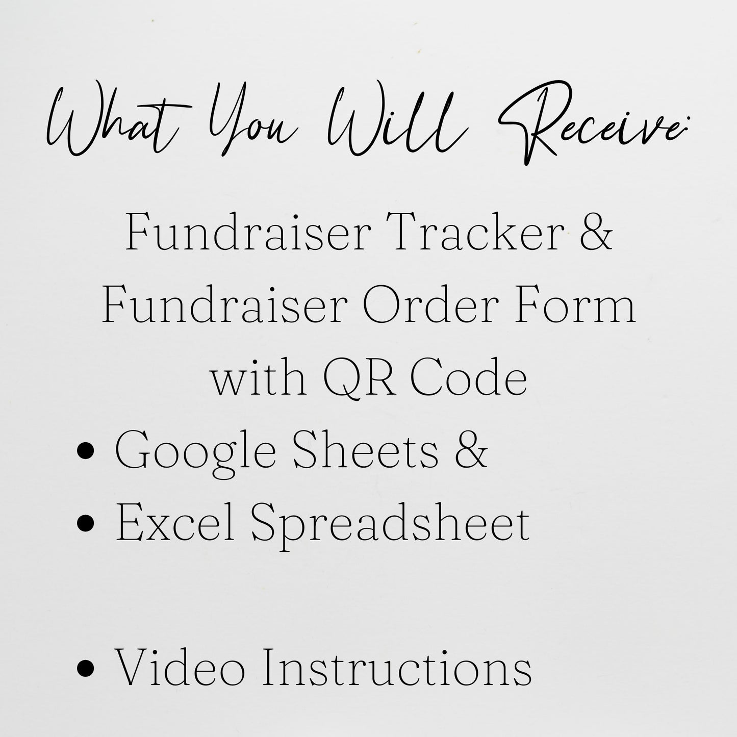 Fundraiser Tracker Template Google Sheets and Excel Spreadsheet