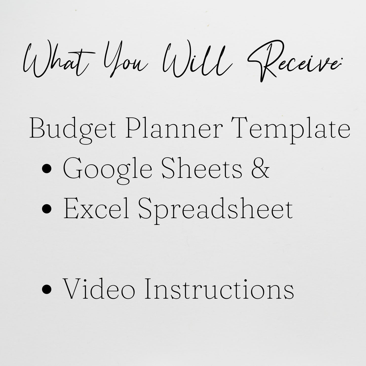 Budget Planner Template Google Sheets and Excel Spreadsheet