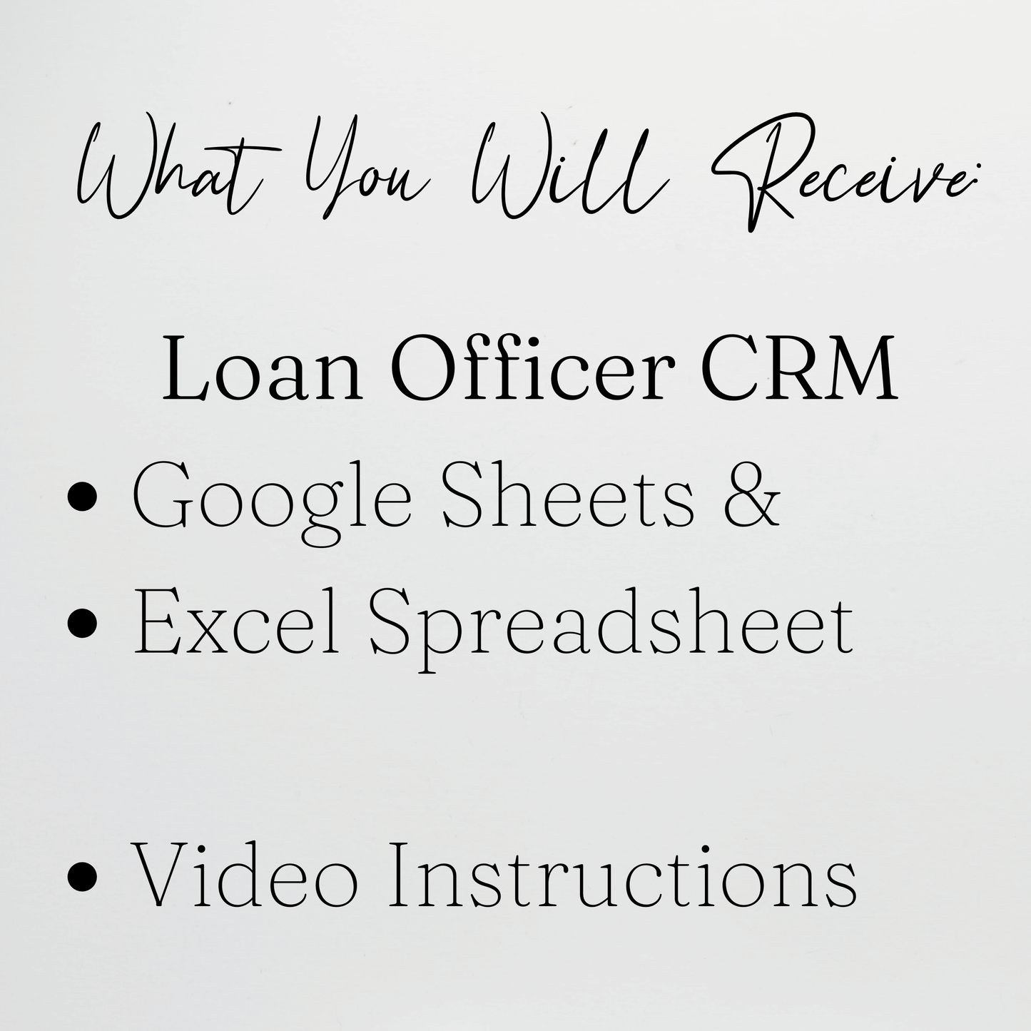 Loan Officer CRM Lead Tracker Template Google Sheets and Excel Spreadsheet