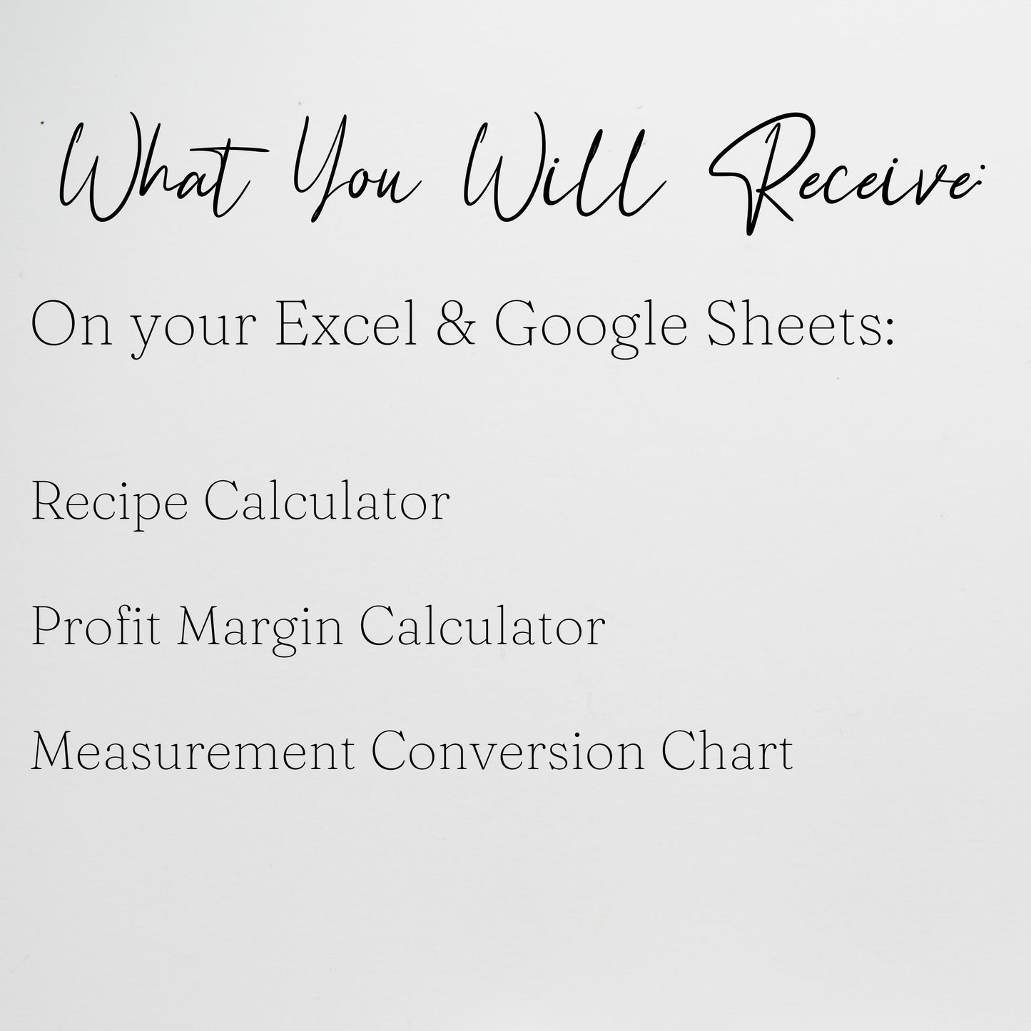Recipe Calculator Google Sheet and Excel Spreadsheet