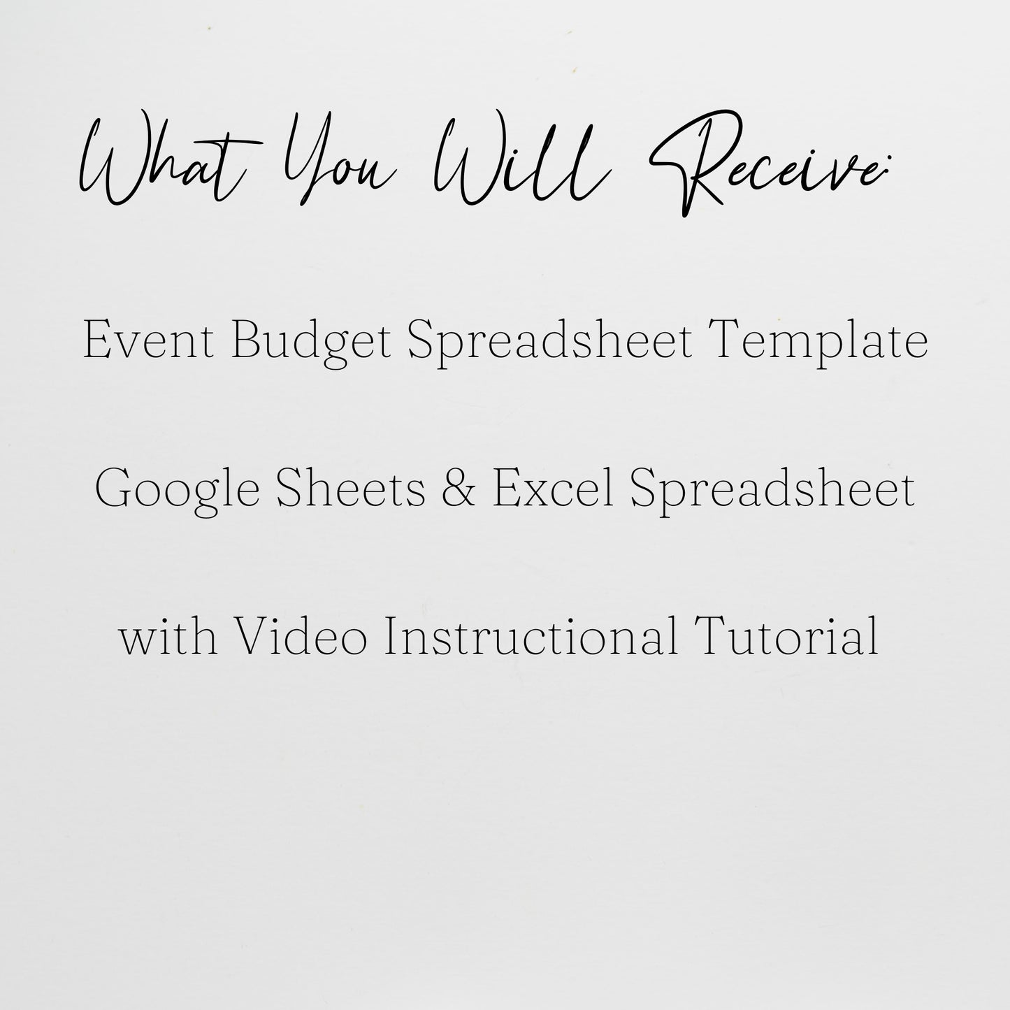 Event Budget Template Google Sheets and Excel Spreadsheet