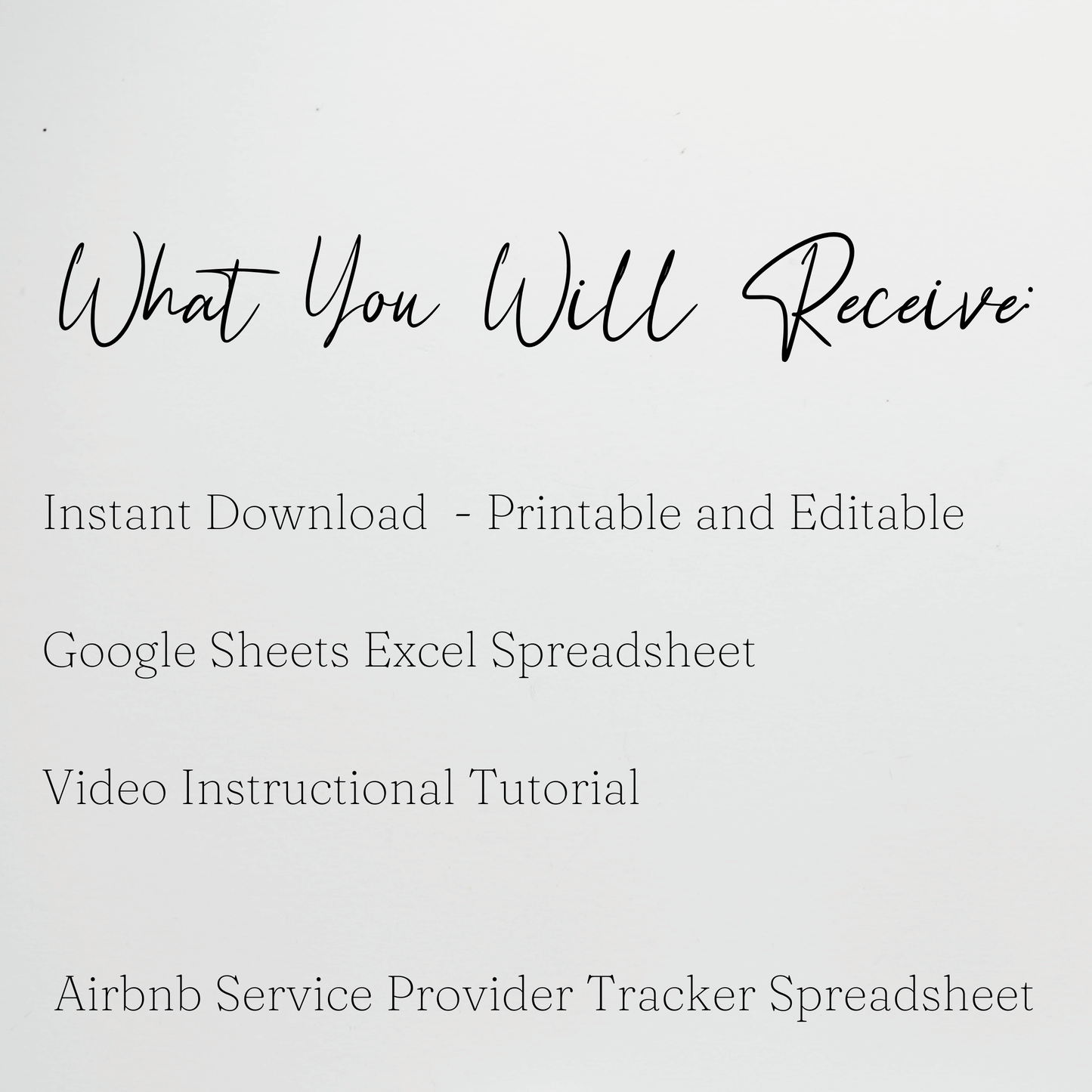 Airbnb Provider Checklist Template Google Sheets Excel Spreadsheet