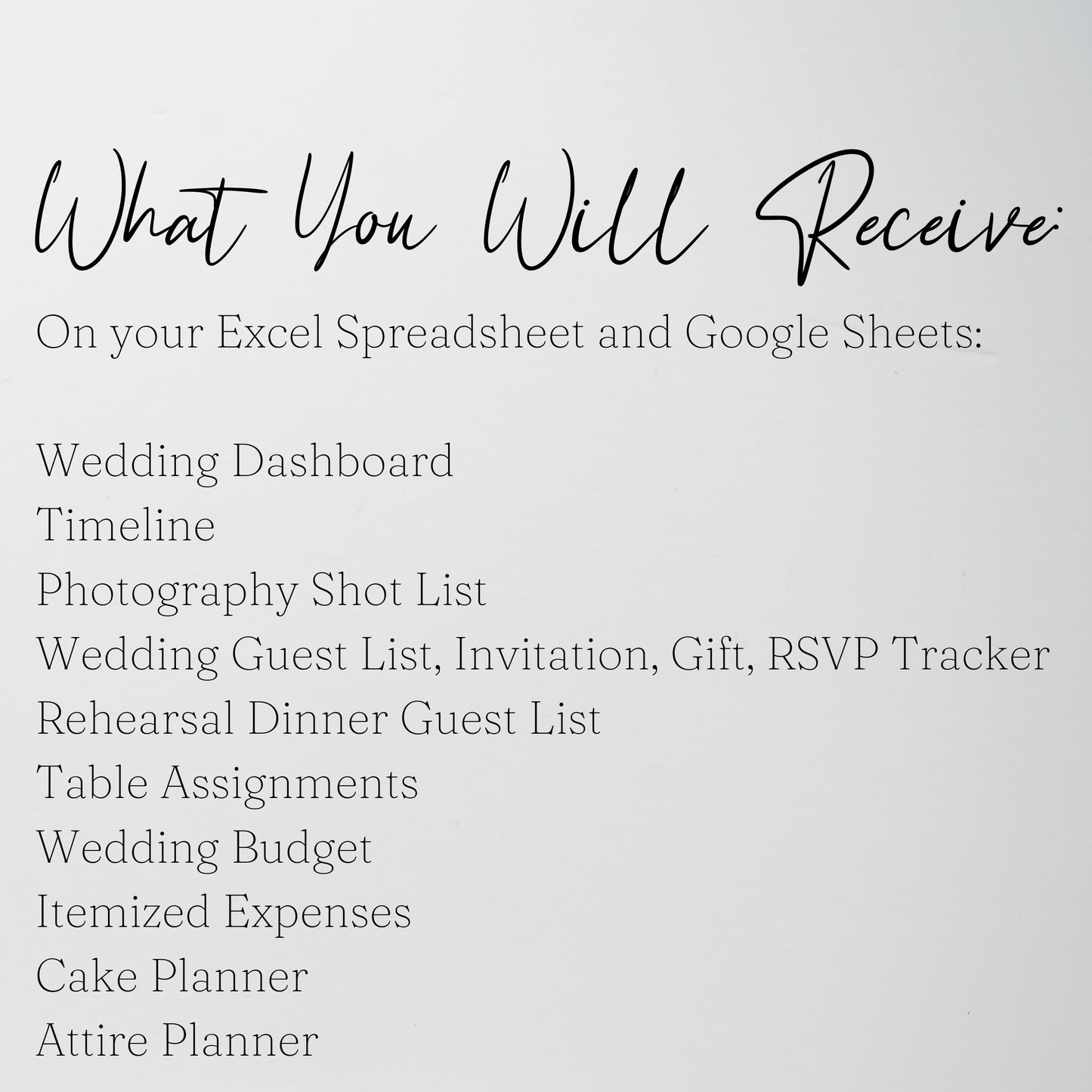 Wedding Planner Template Google Sheets Excel Spreadsheet
