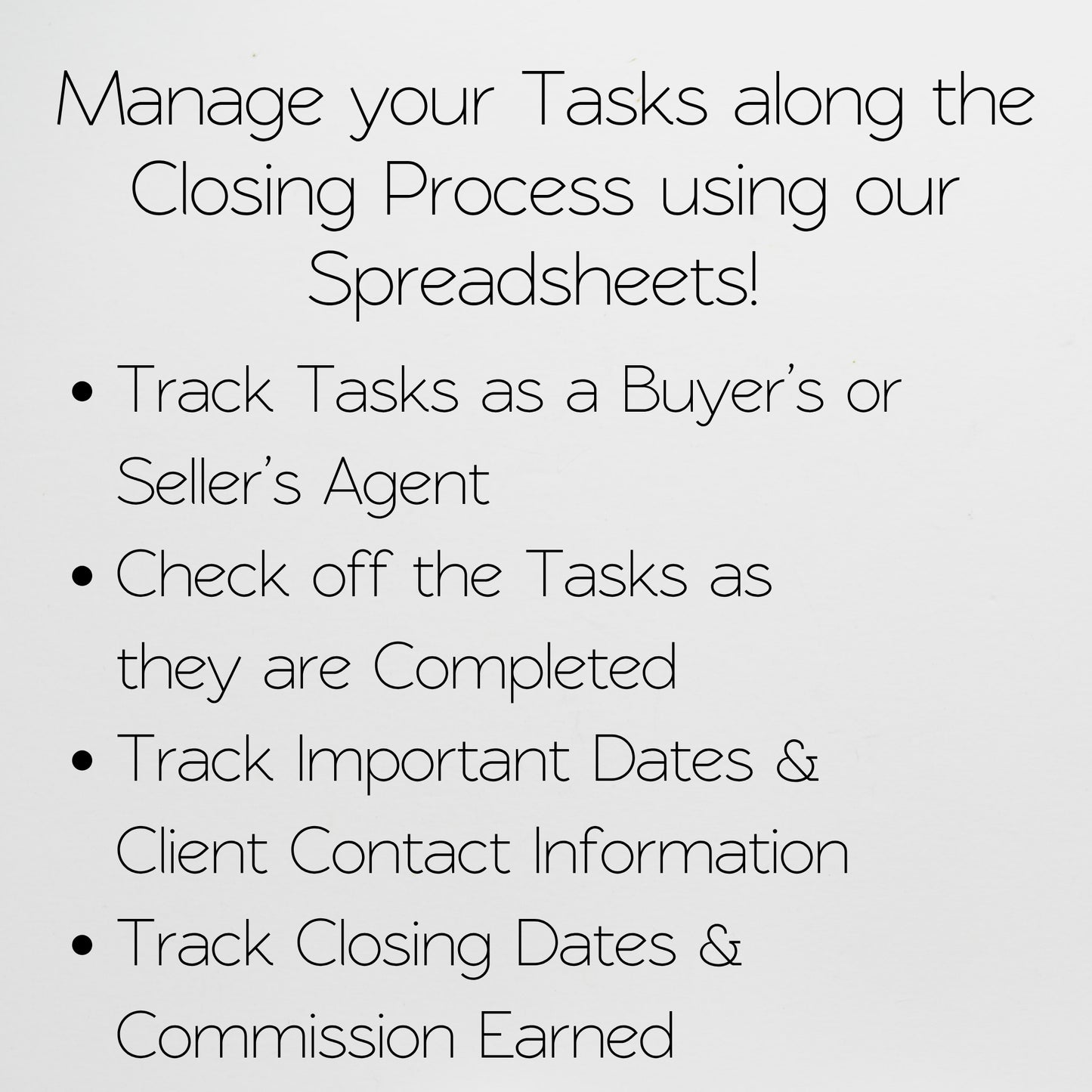 Real Estate Task Tracker Template Google Sheets Excel Spreadsheet