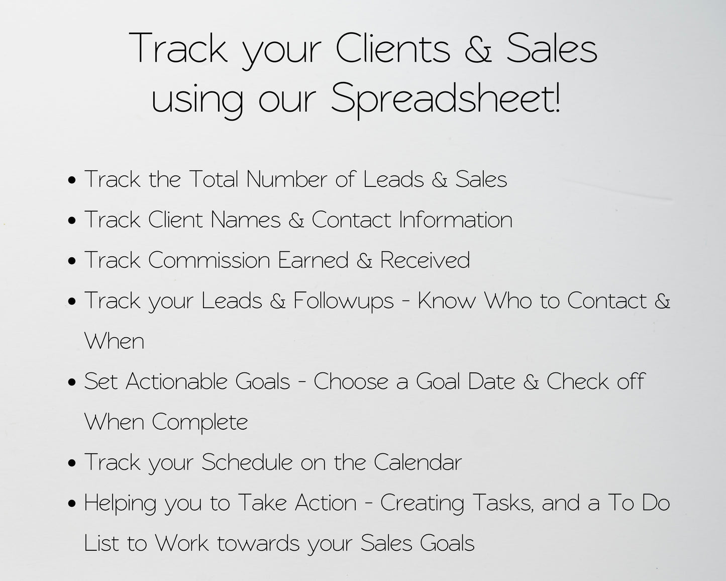 Sales Management Template Bundle -  Google Sheets and Excel Spreadsheet