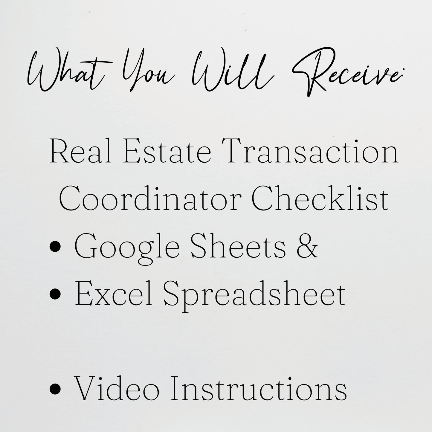 Real Estate Transaction Coordination Checklist Template Google Sheets Excel Spreadsheet