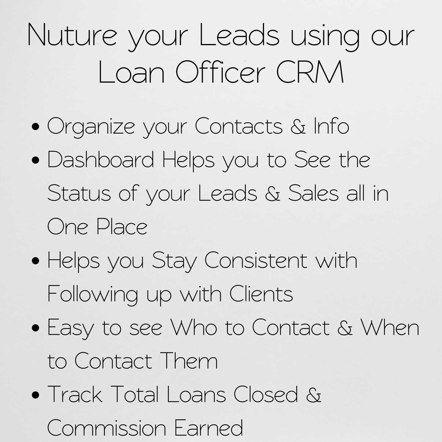 Loan Officer CRM Lead Tracker Template Google Sheets and Excel Spreadsheet