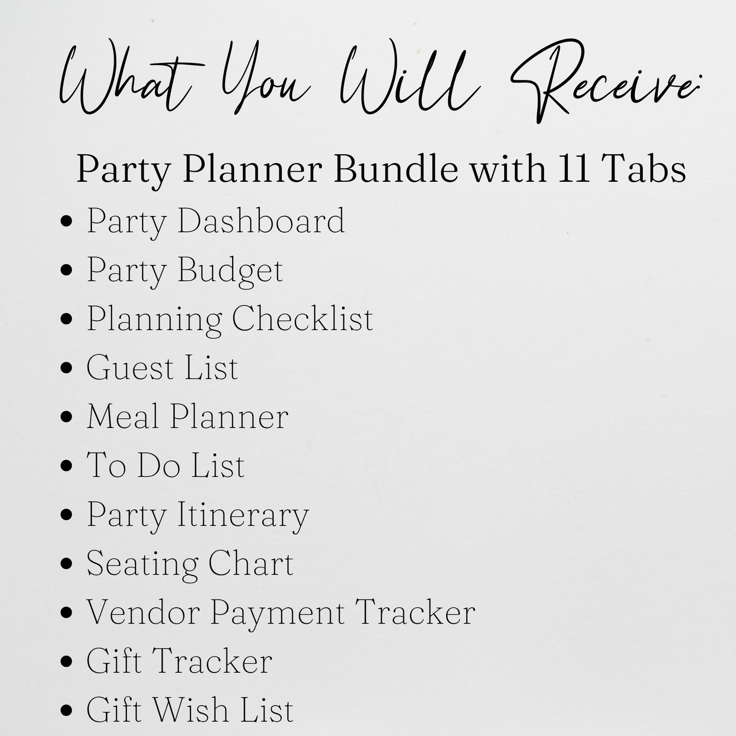 Party Planner Template Google Sheets & Excel Spreadsheet |Ultimate Event Planner | Editable Itinerary, Budget, Meal Planning & Guest List