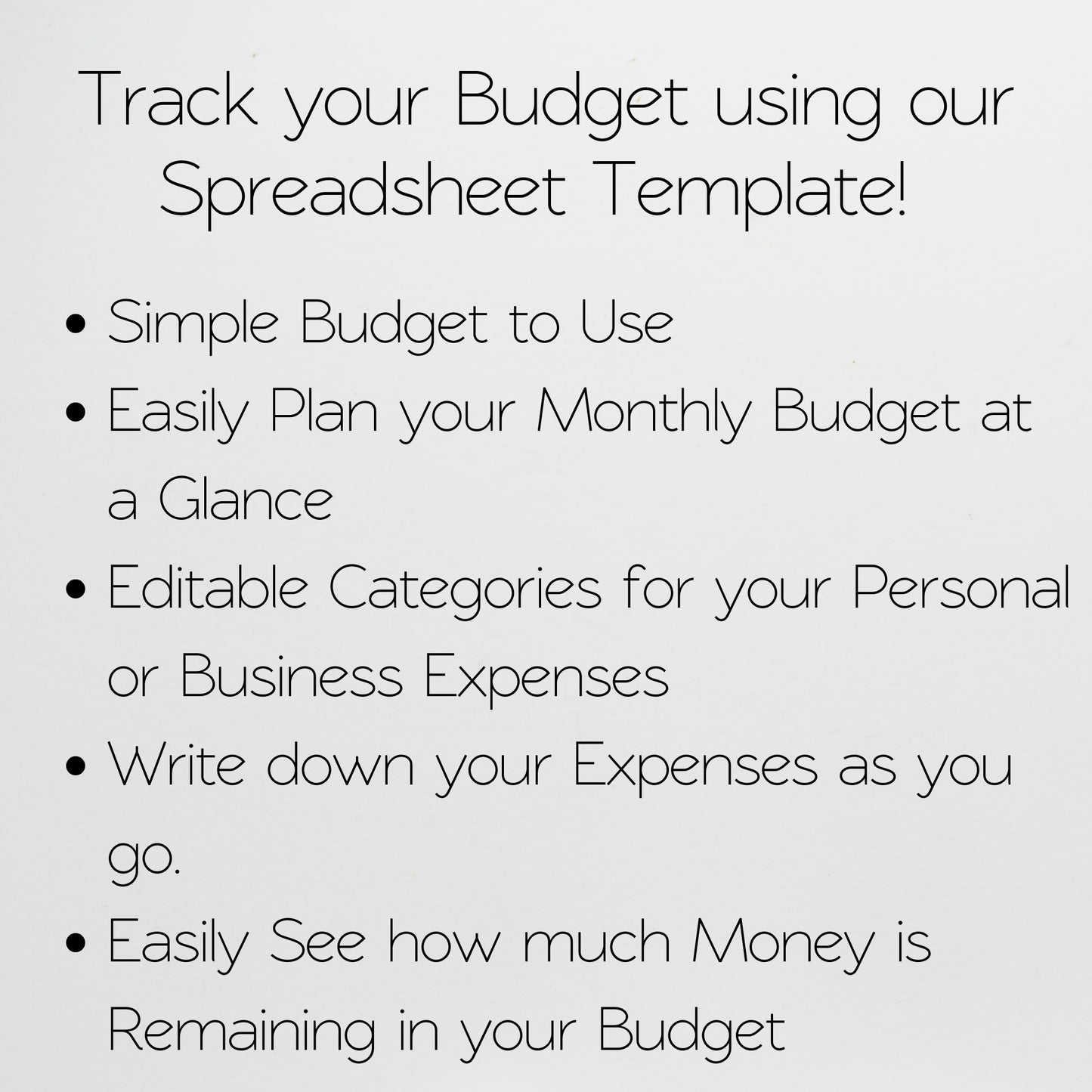 Budget Planner Template Google Sheets and Excel Spreadsheet