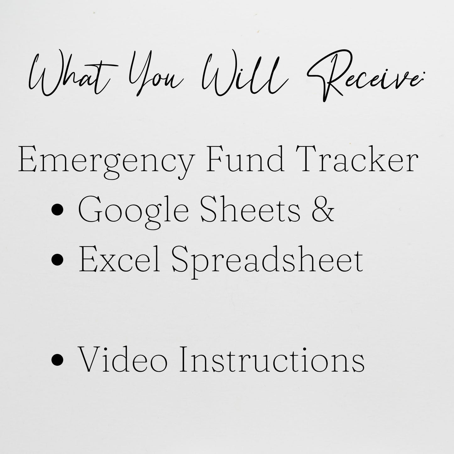 Emergency Fund Tracker Spreadsheet for Google Sheets & Excel | Savings Tracker, Sinking Fund, Budget Template, Personal Finance, Money Saving Goal