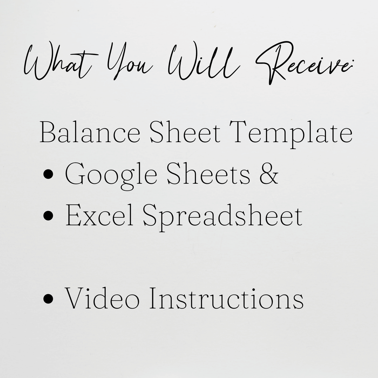 Balance Sheet Template Google Sheet and Excel Spreadsheet - for EA, CPA, Tax Accountant, and Bookkeeper