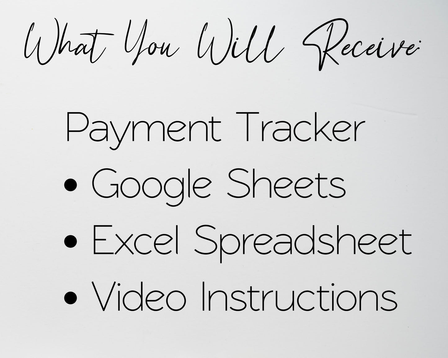 Payment Tracker Template Google Sheets Excel Spreadsheet