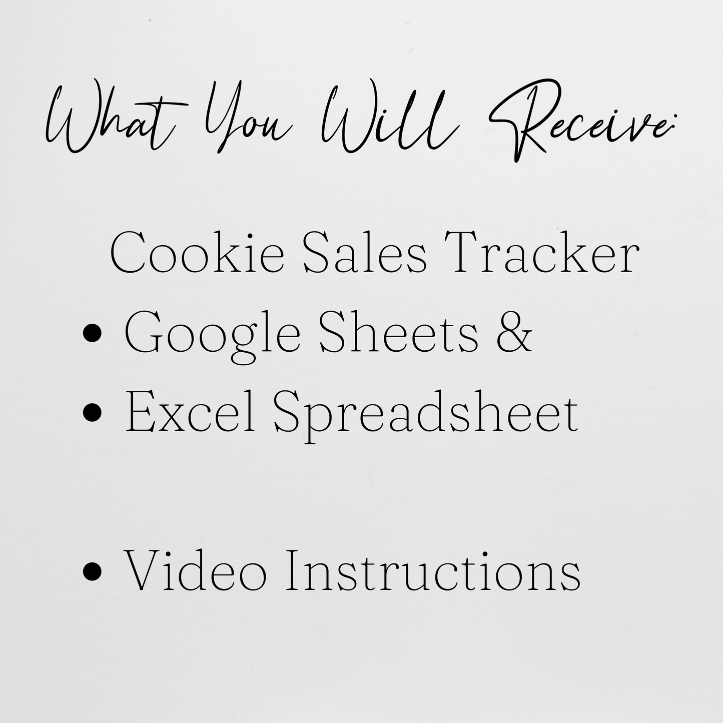 Cookie Sales Tracker Template Google Sheets and Excel Spreadsheet