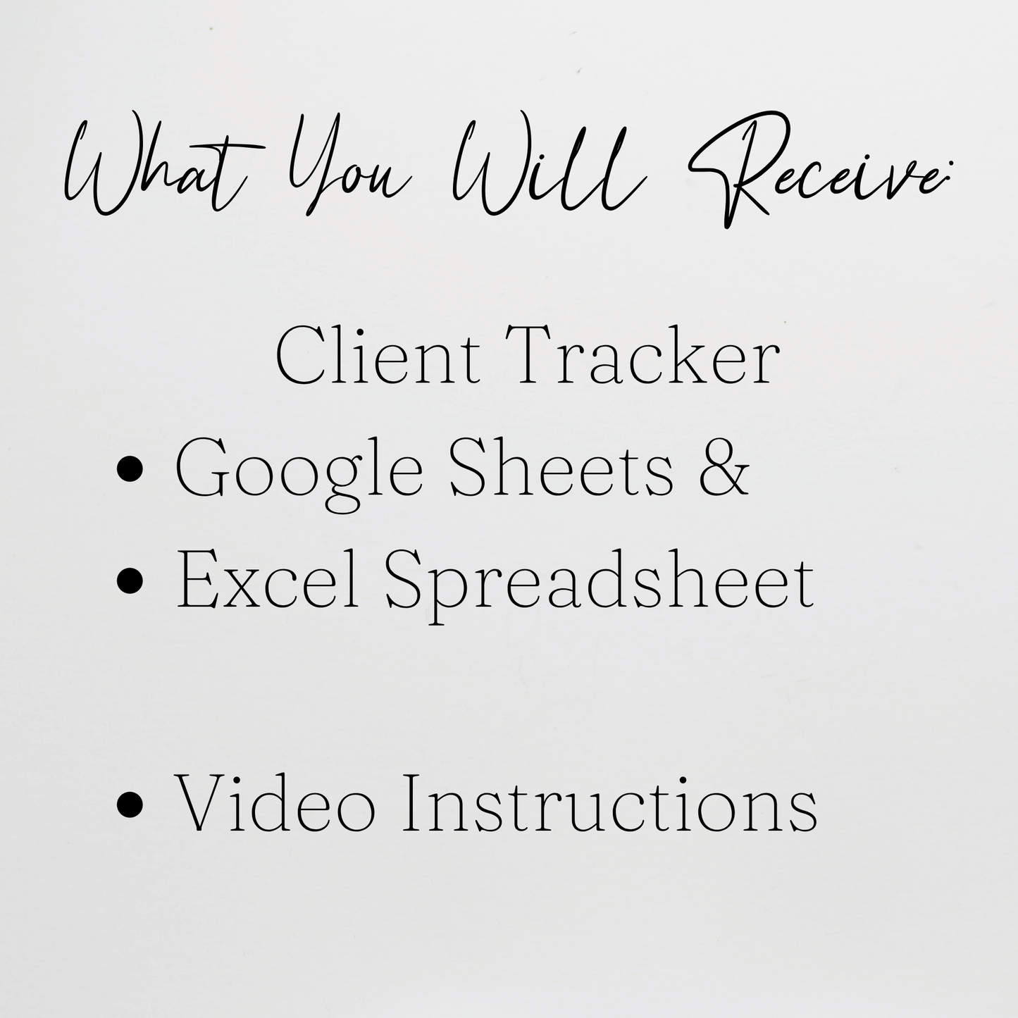 Client Tracker Template Google Sheets Excel Spreadsheet
