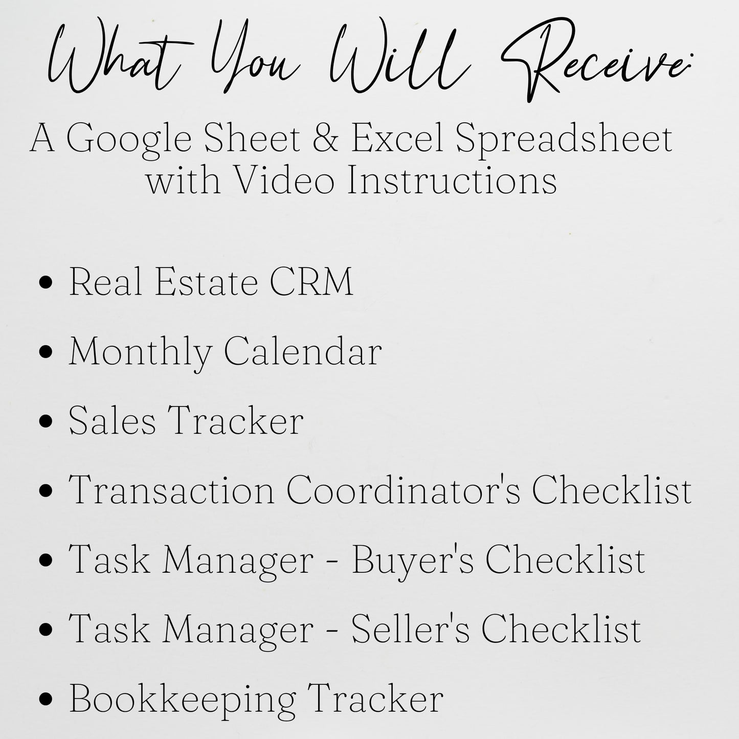 Real Estate Sales Management Bundle Template Google Sheets Excel Spreadsheet