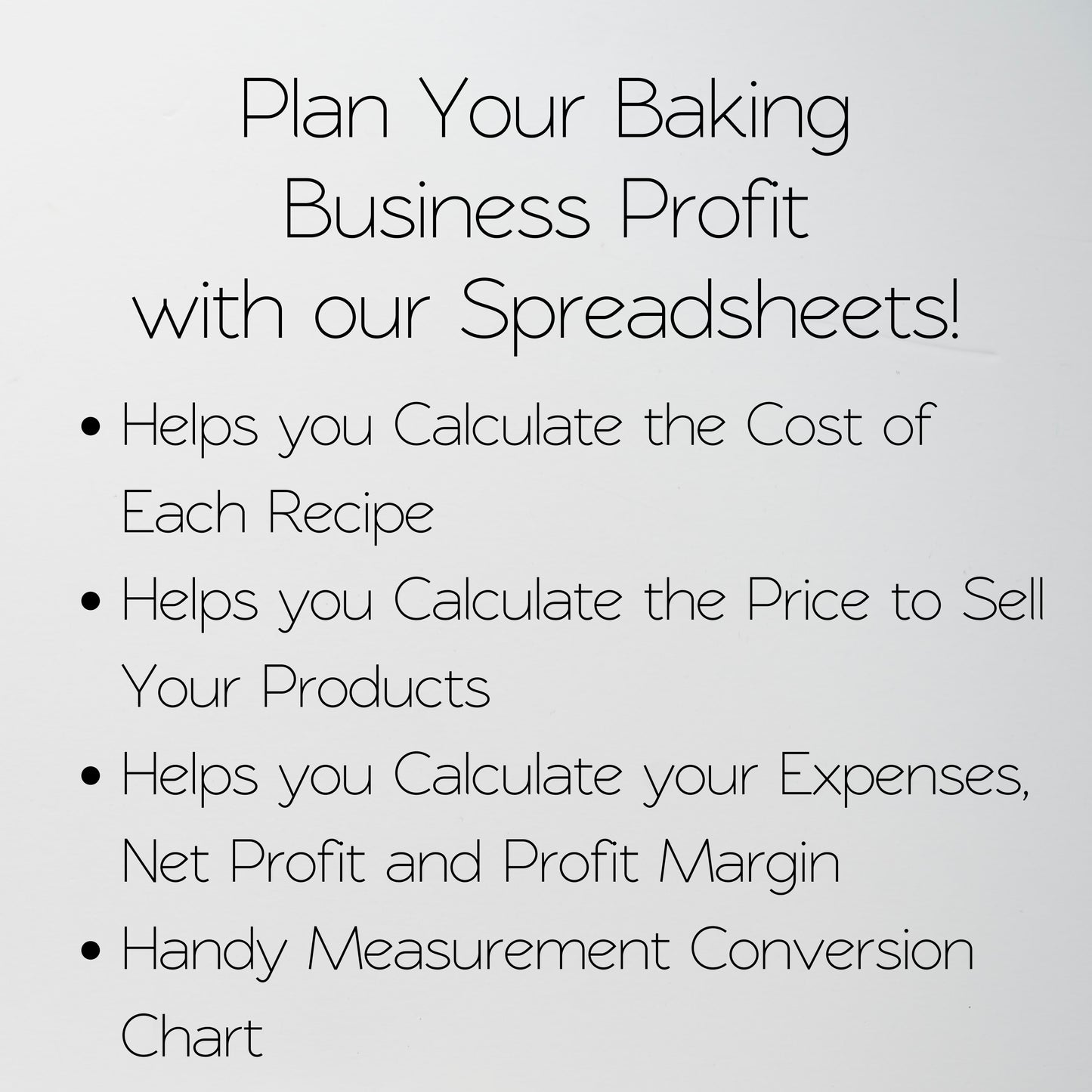 Baking Calculator Template Google Sheet and Excel Spreadsheet