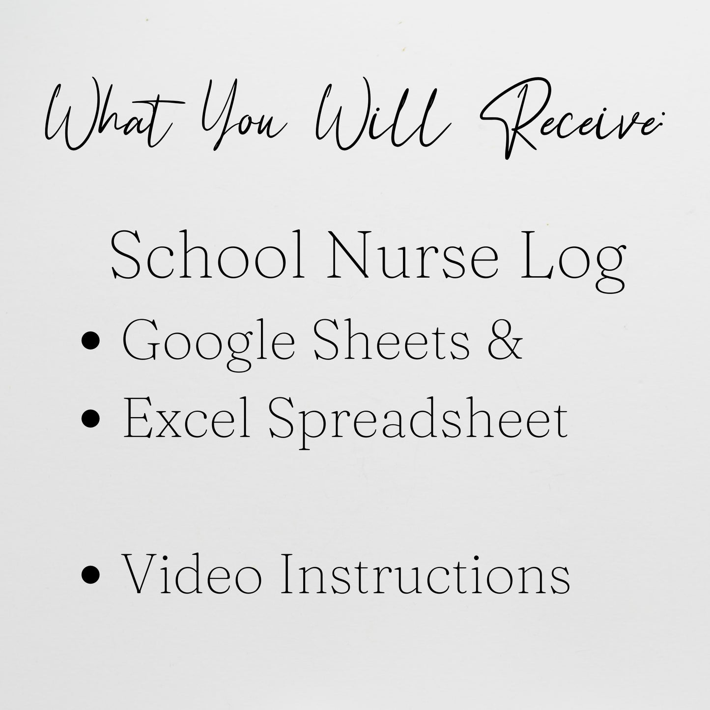 School Nurse Log Template Google Sheets and Excel Spreadsheet
