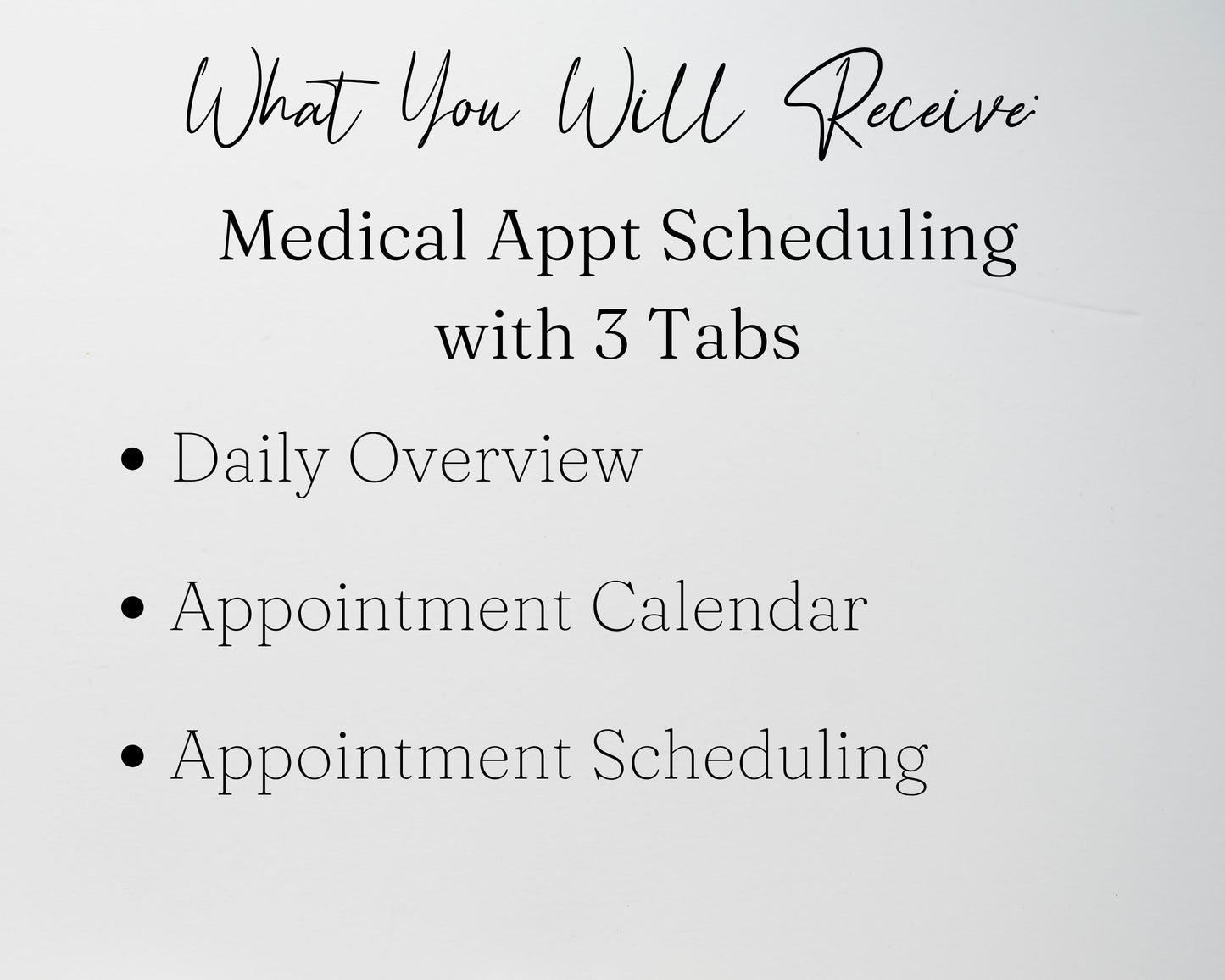 Medical Appointment Scheduler Google Sheets Template | Patient Appointment Tracker & Healthcare Scheduling Spreadsheet
