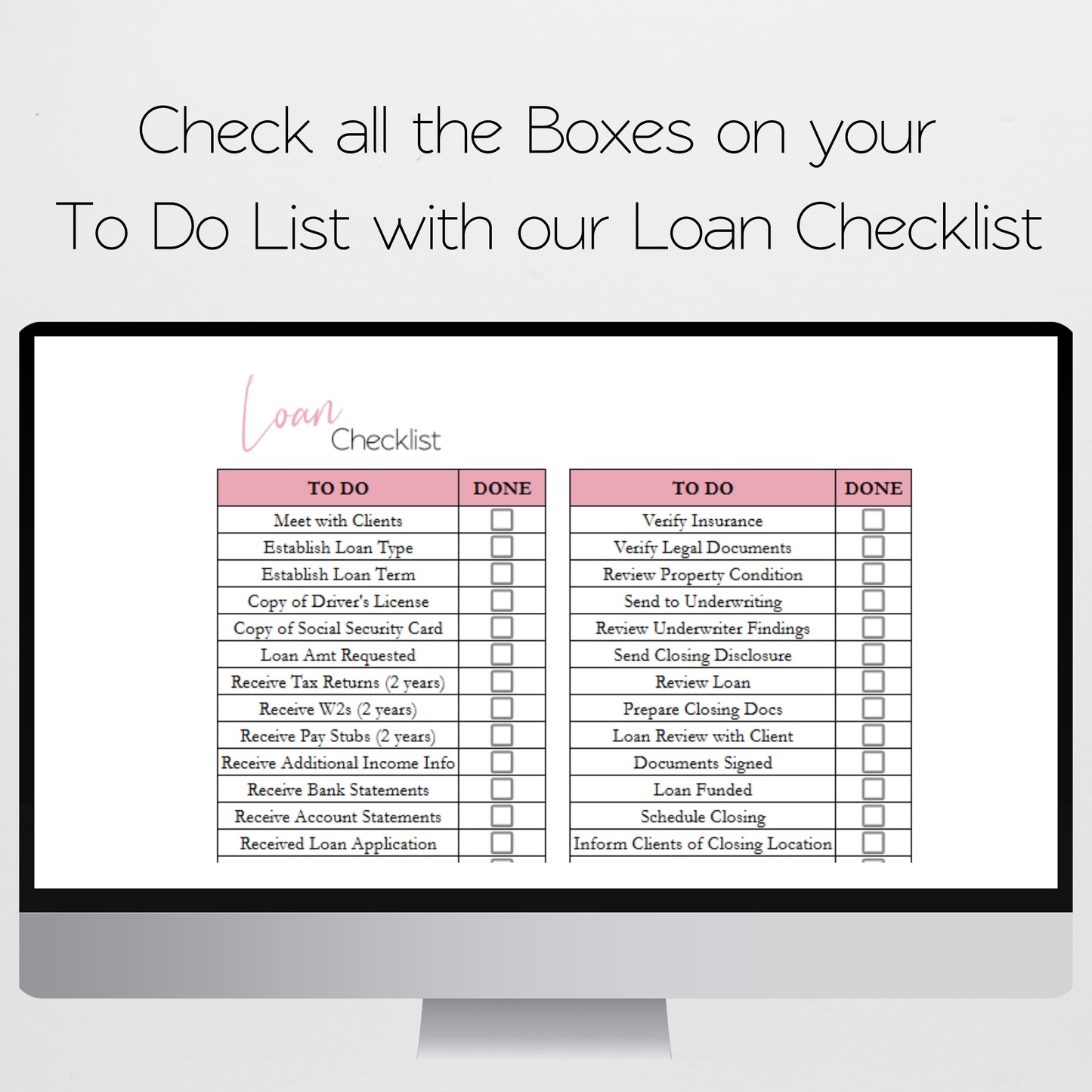 Mortgage Broker Template Spreadsheet Bundle Google Sheet and Excel Spreadsheet