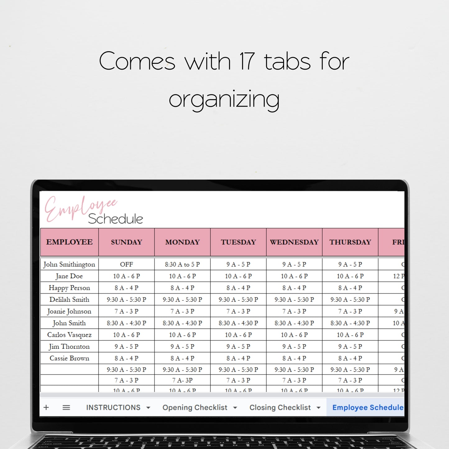 Restaurant Management Templates - Google Sheets & Excel Spreadsheet