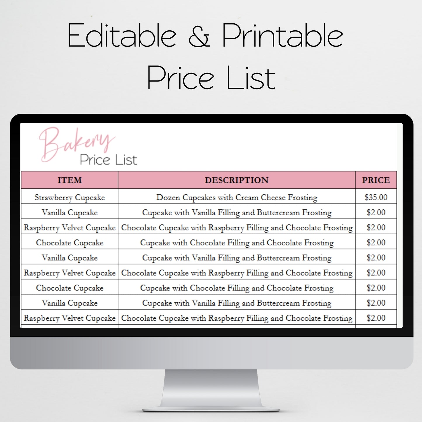 Bakery Inventory Spreadsheet Google Sheets