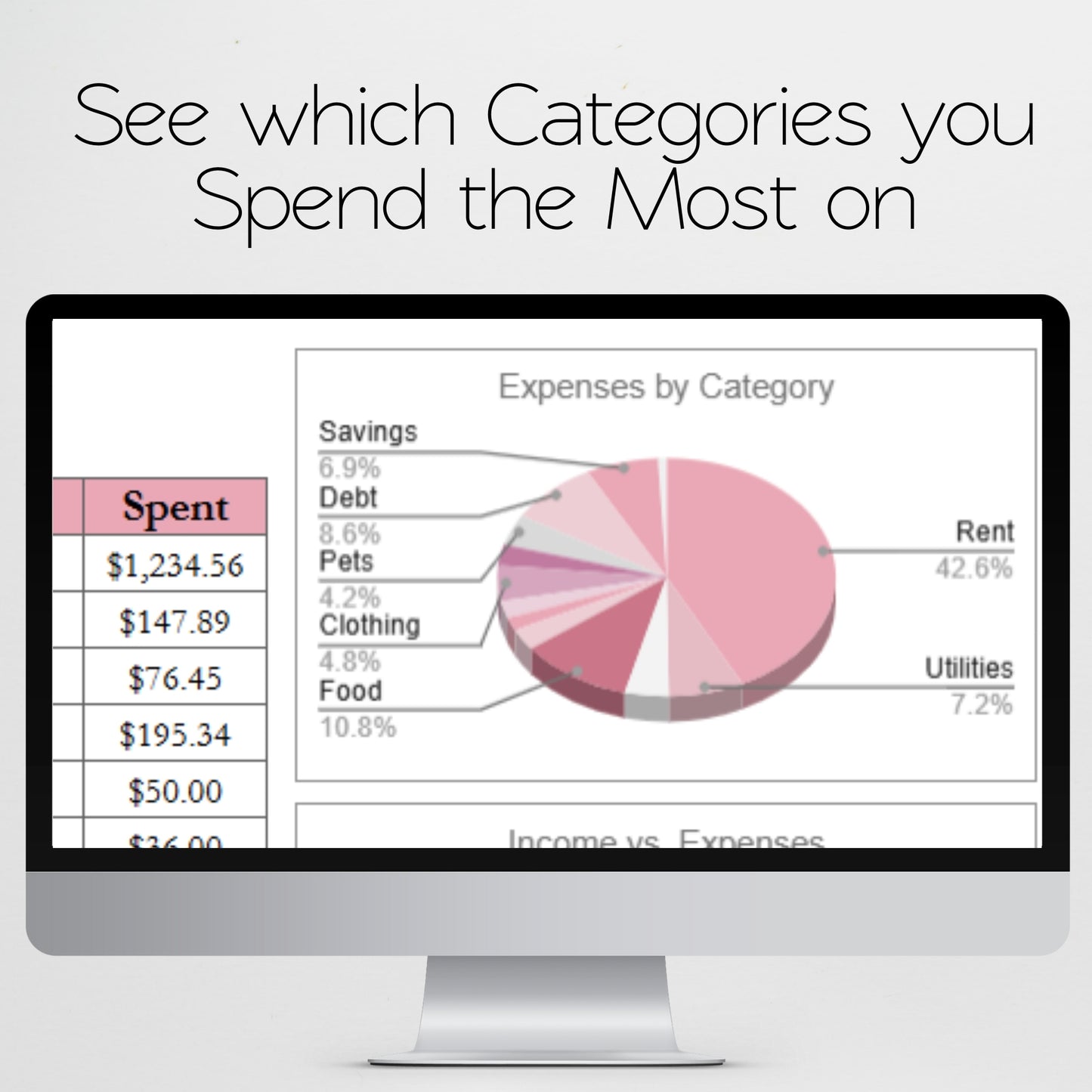 Monthly Budget Template Google Sheets and Excel Spreadsheet