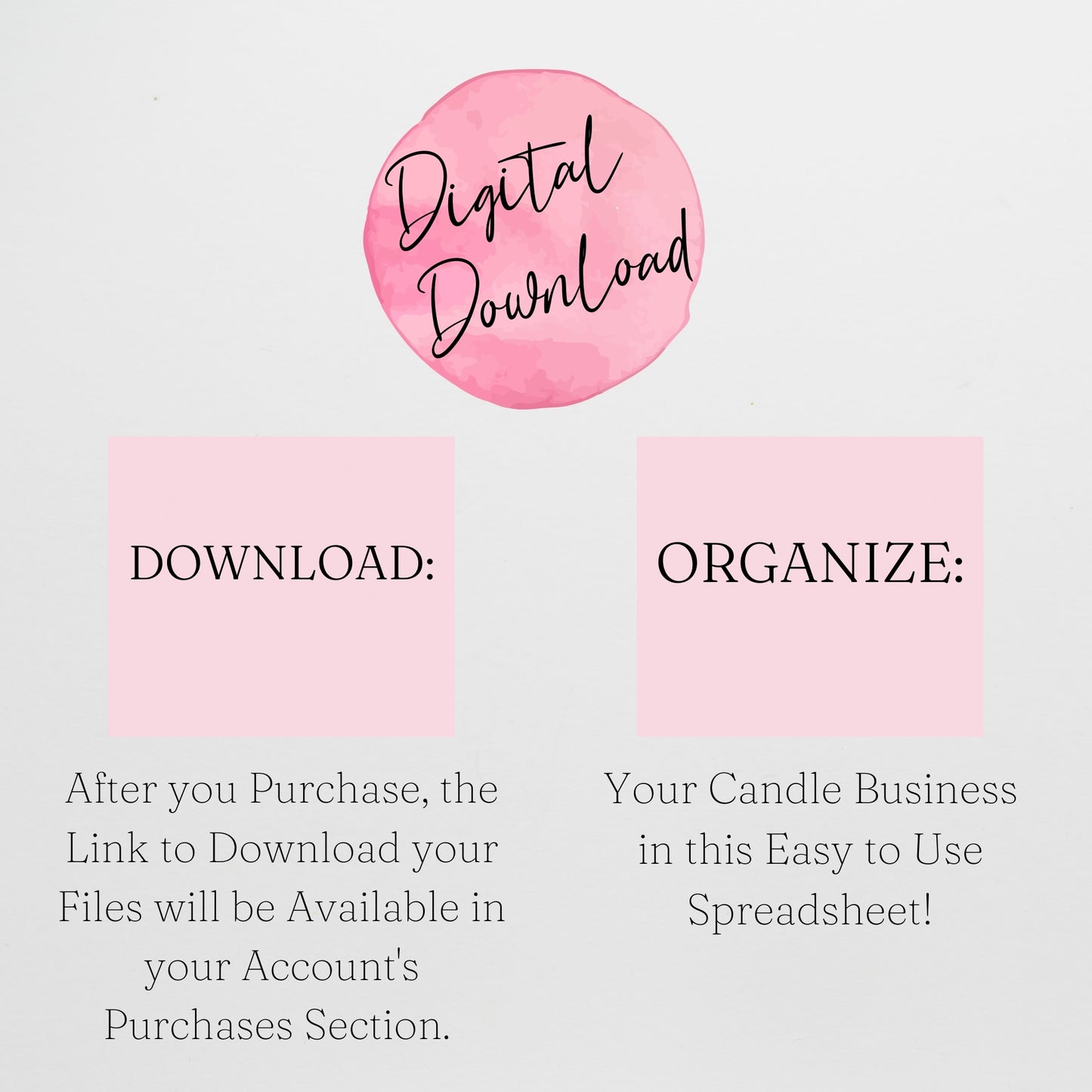 Candle Business Templates Bundle Google Sheets and Excel Spreadsheet