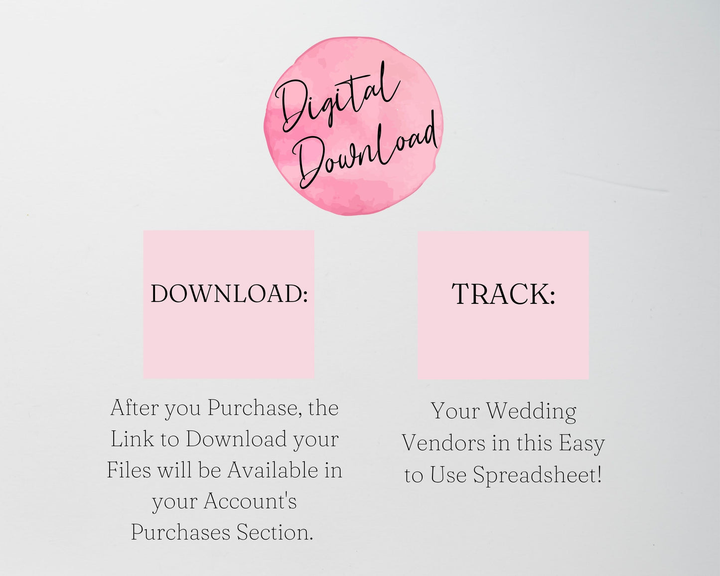 Wedding Vendor Tracker Spreadsheet | Google Sheets & Excel Template for Wedding Planning