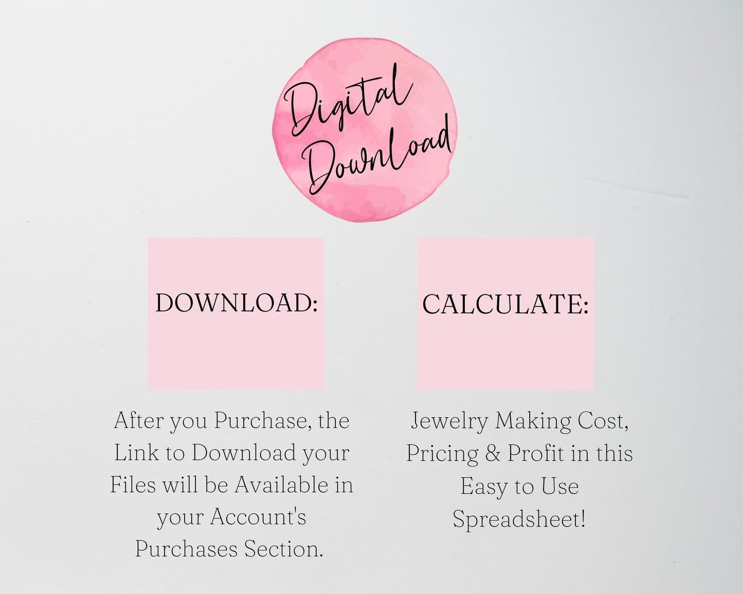 Jewelry Pricing Calculator Google Sheets and Excel | Cost & Profit Spreadsheet for Handmade Jewelry Businesses