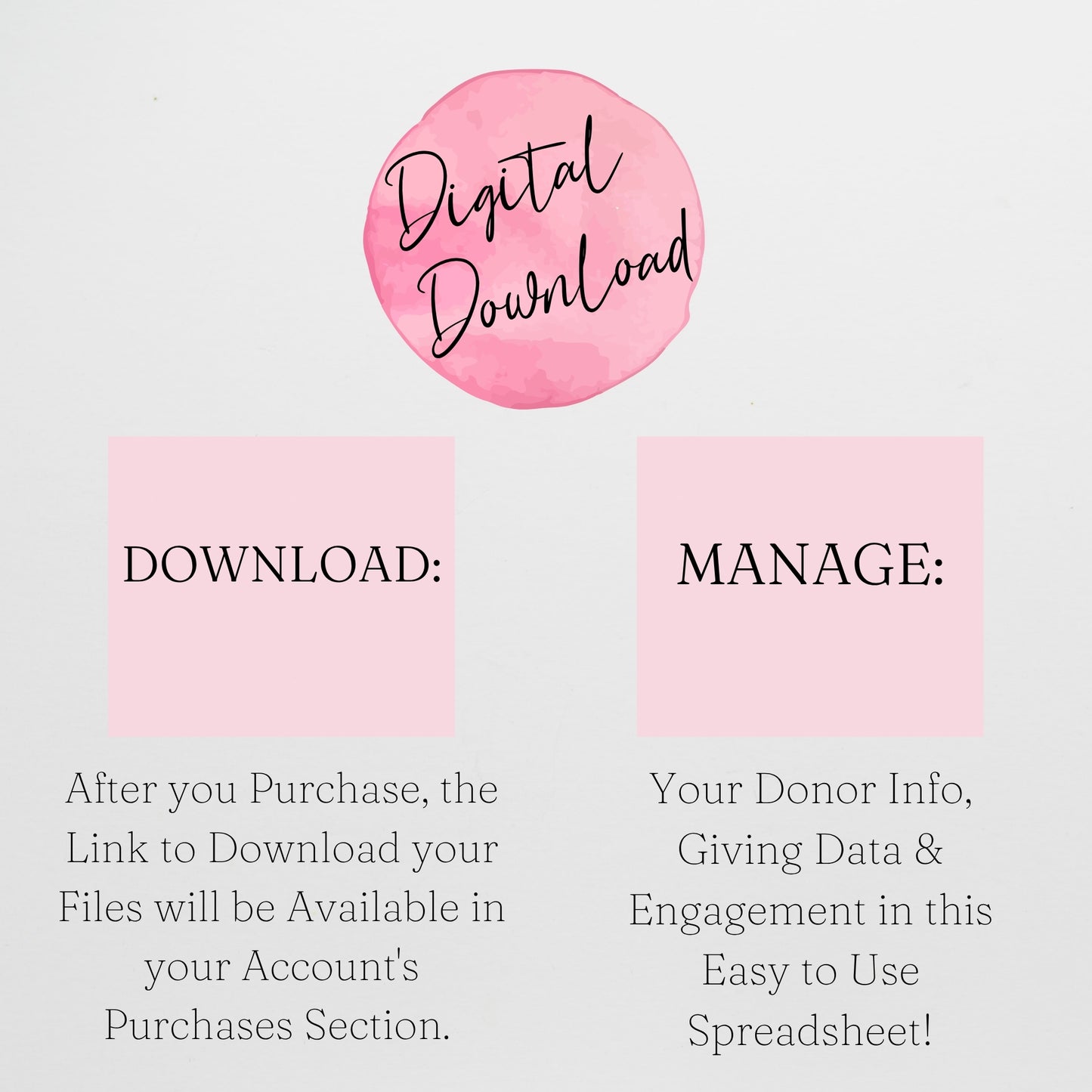 Donor Management Tracker - Stewardship, Engagement CRM & Donation Template for Google Sheets and Excel
