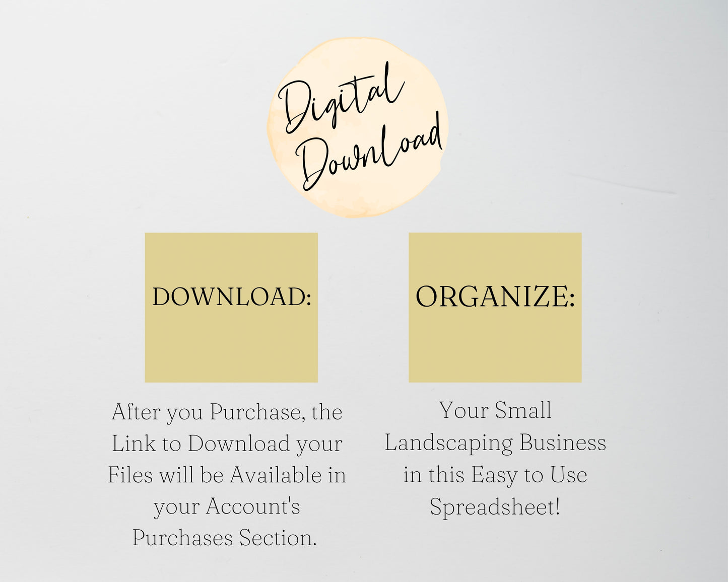 Landscaping Business Planner | Google Sheets & Excel Spreadsheet Template for Lawn Care, Landscaping & Outdoor Service Businesses