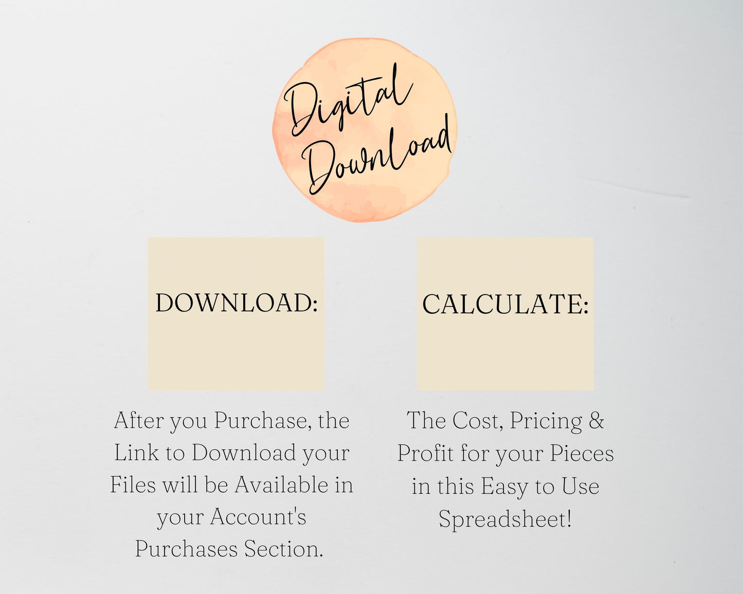 Woodworking Pricing Calculator Spreadsheet | Track Costs, Labor & Profit Margins | Google Sheets & Excel
