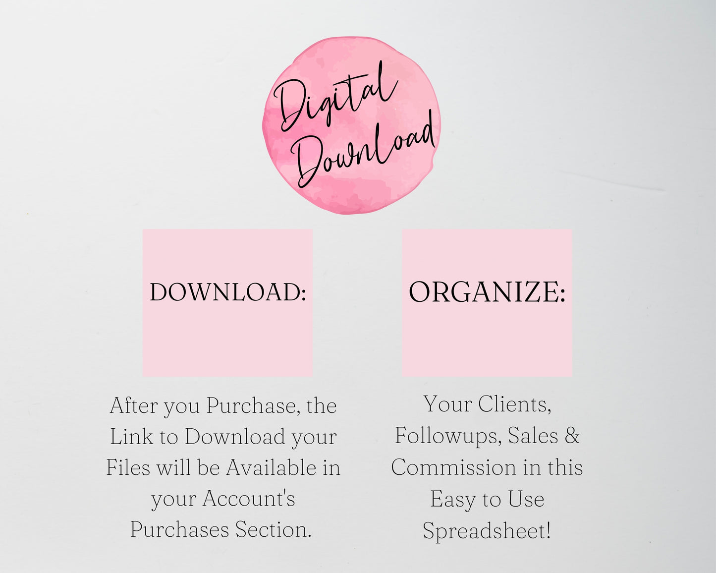 Sales Management Template Bundle -  Google Sheets and Excel Spreadsheet