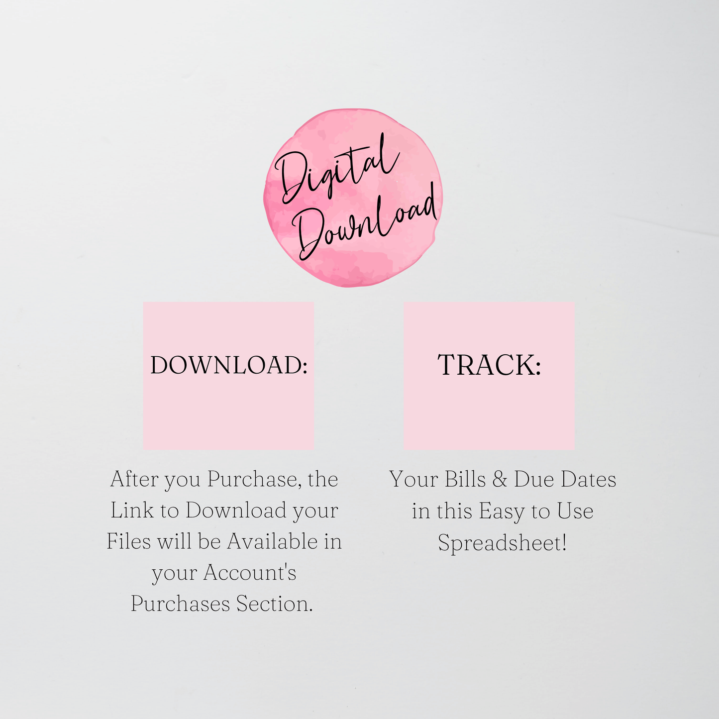 Bill Calendar Excel and Google Sheets Spreadsheet Template | Automated Monthly Bill & Due Date Tracker