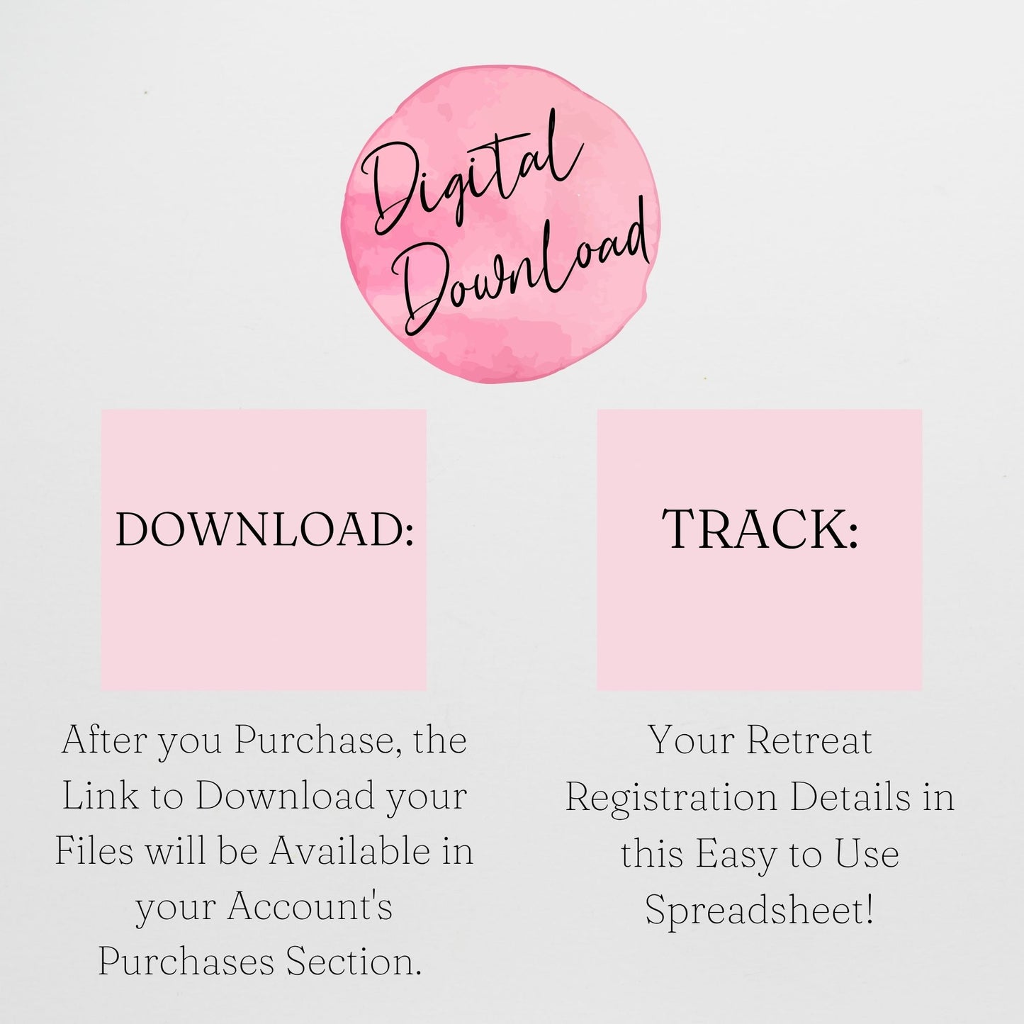 Retreat Registration Tracker | Attendee List, Payment Tracker, Scholarships, Dietary Needs | Event Planner & Organizer Google Sheets Excel Template