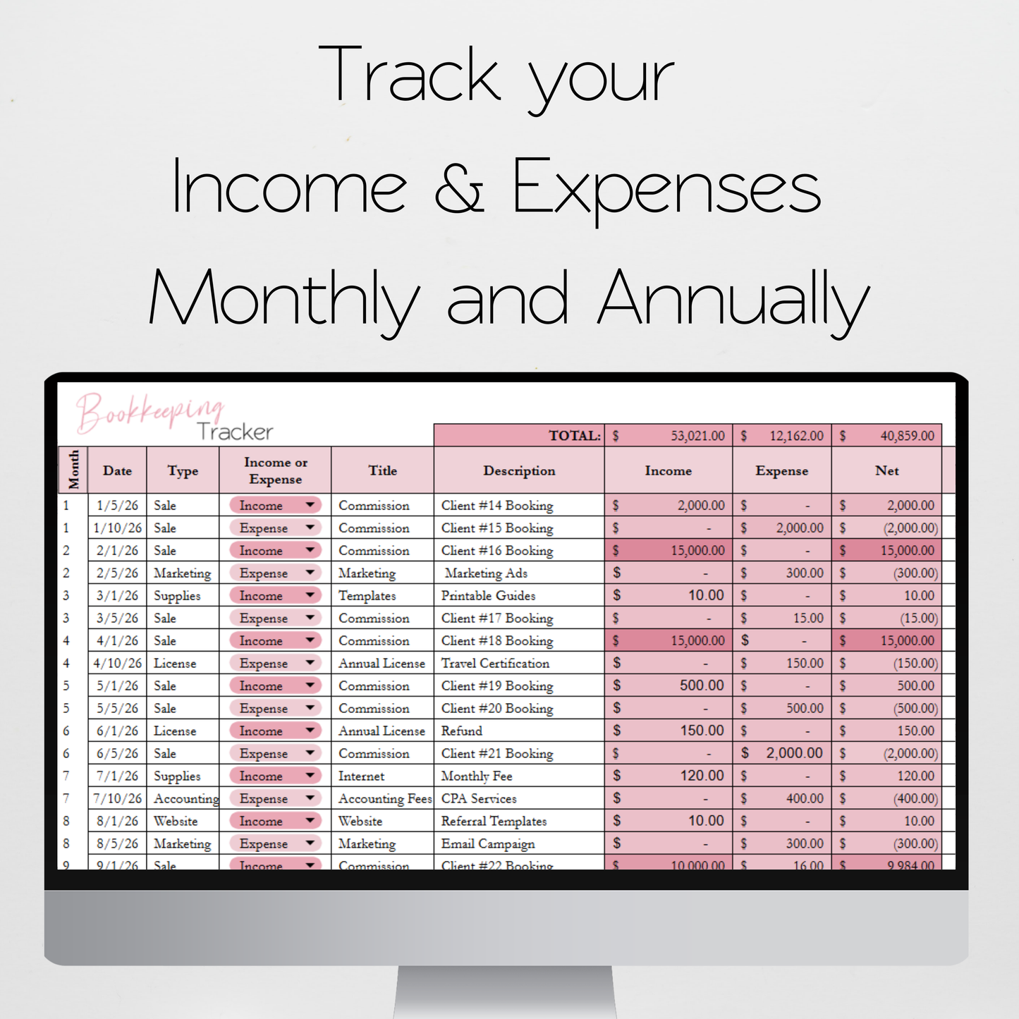 Travel Agent Planner Template Bundle Google Sheet and Excel Spreadsheet