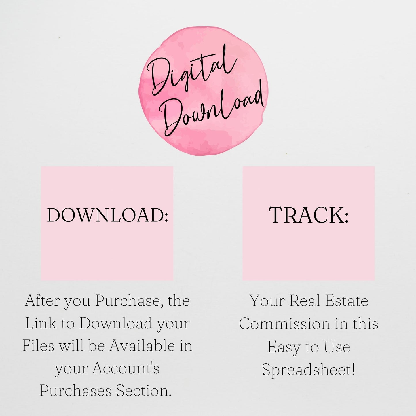 Real Estate Commission Tracker Google Sheet and Excel Spreadsheet Template