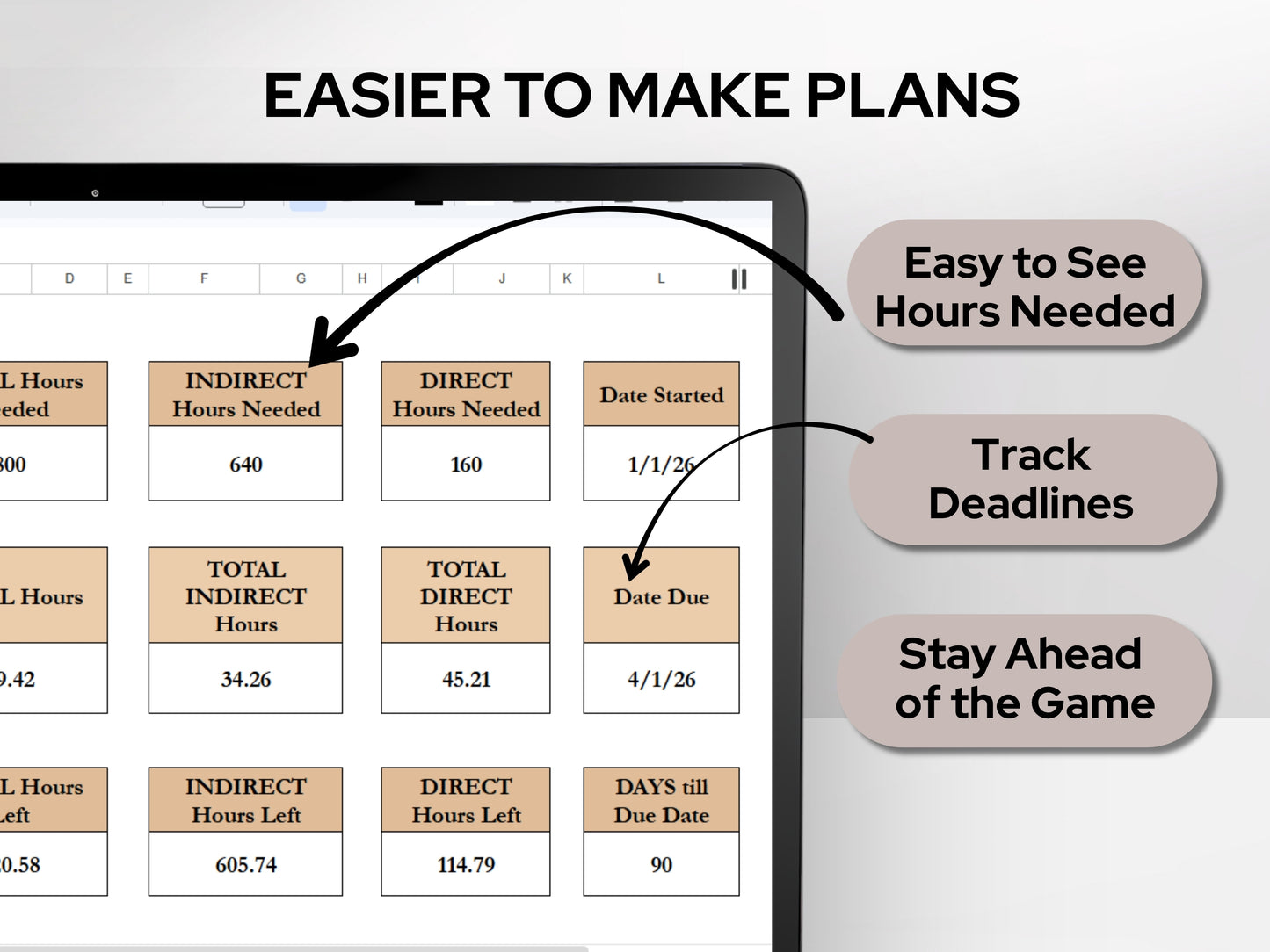 Clinical Hours Tracking Sheet: (Google Sheets & Excel Template) - A Simple Spreadsheet, Stay Organized While in School